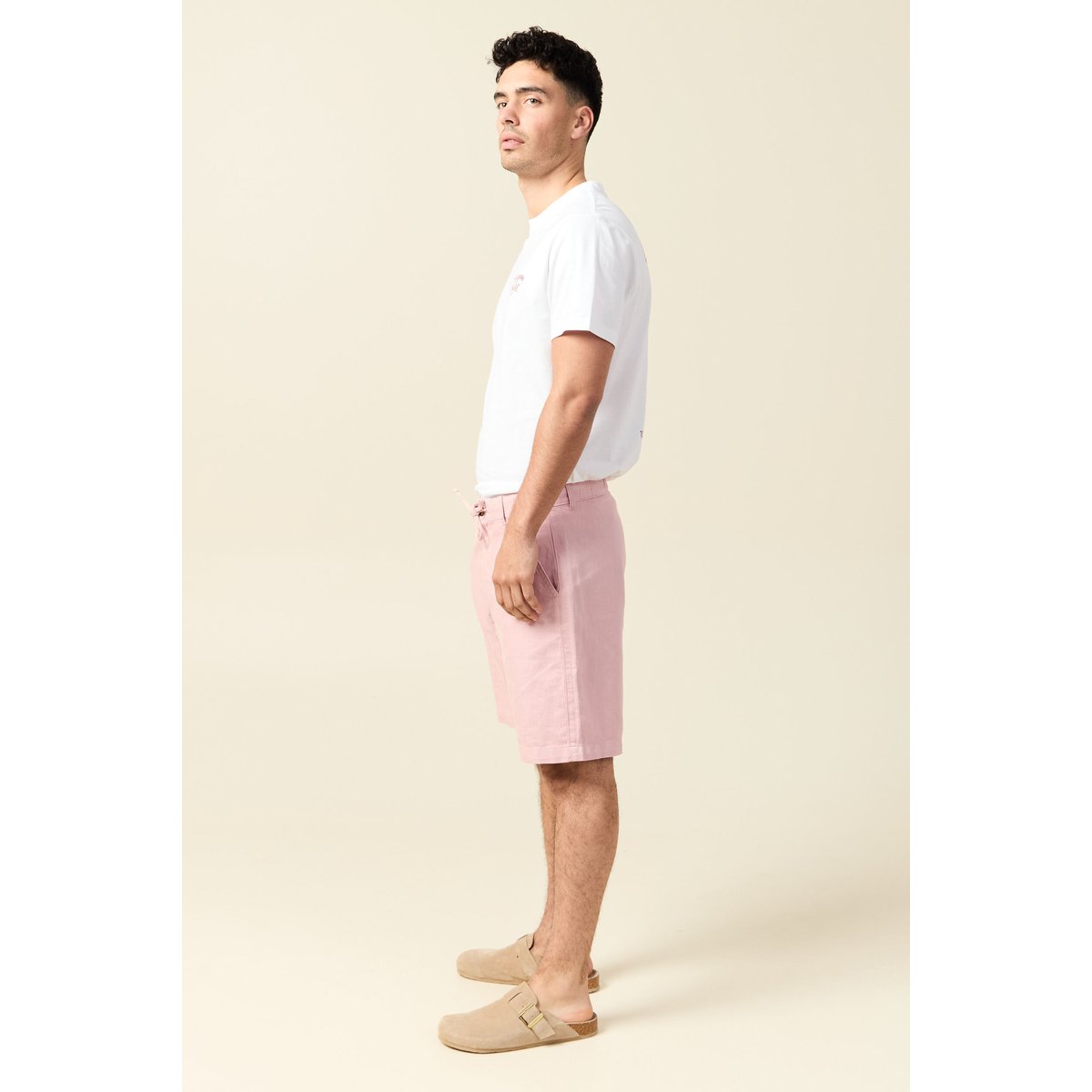 Bermuda chino rose pastel, BONOBO