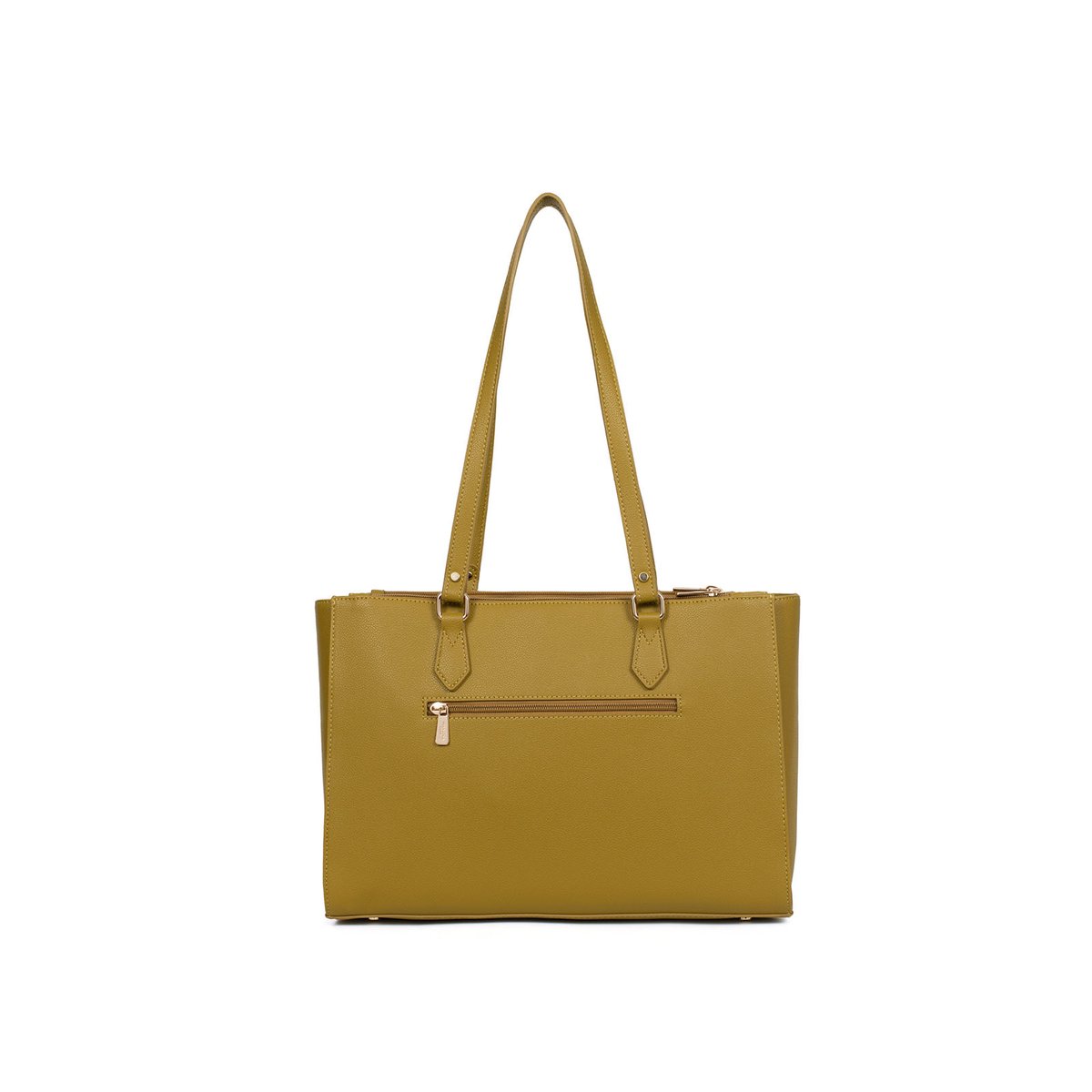 Sac porté épaule 2 anses LYS vert anis, HEXAGONA