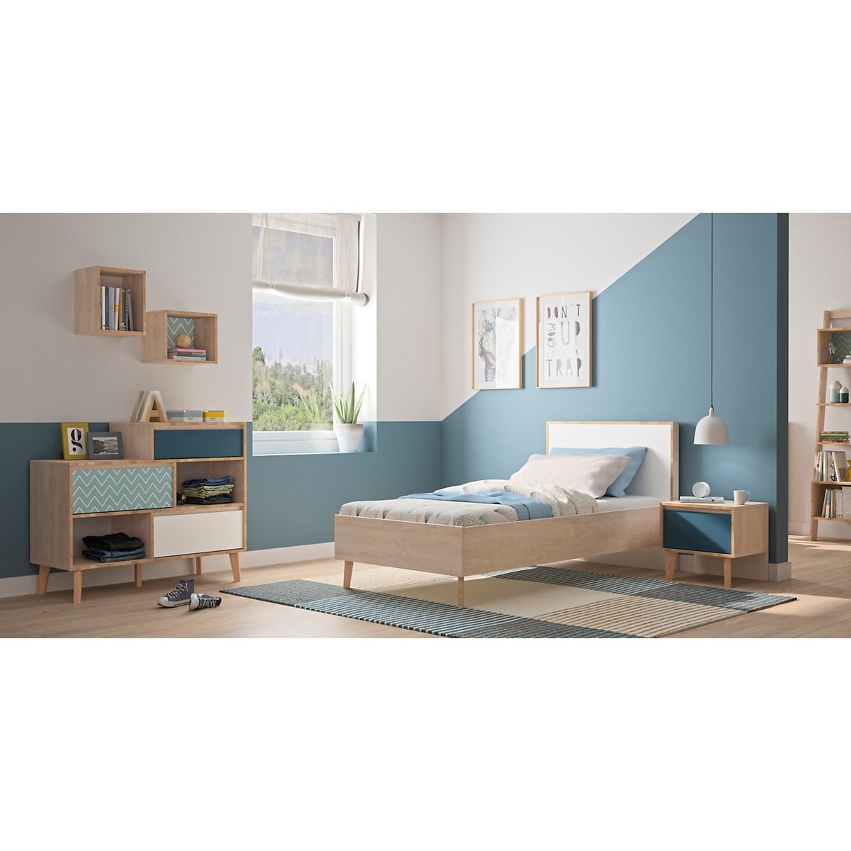 Lit simple LARVIK beige, GAMI