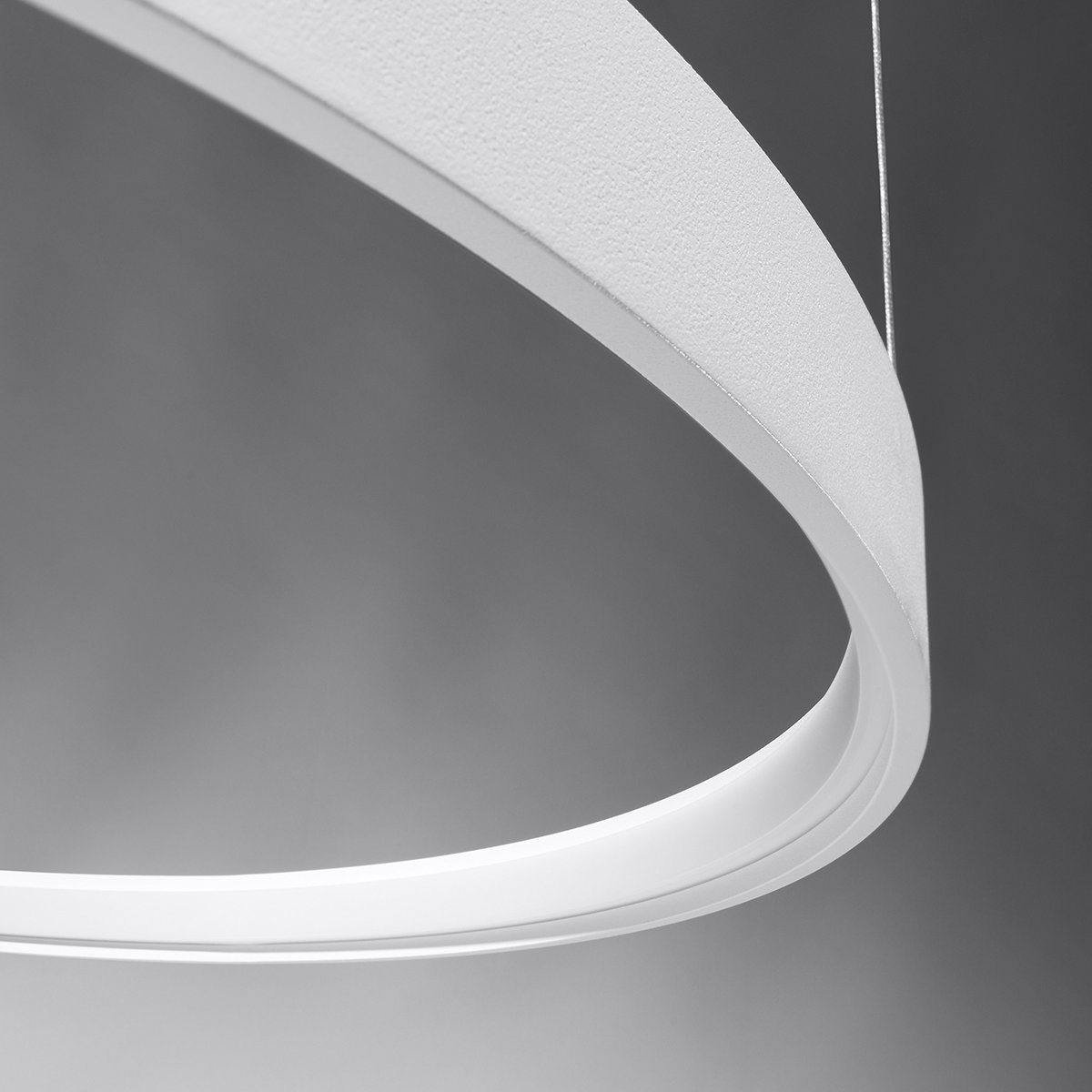 Lustre Aluminium Noir LED 1 Rio noir, EDEN