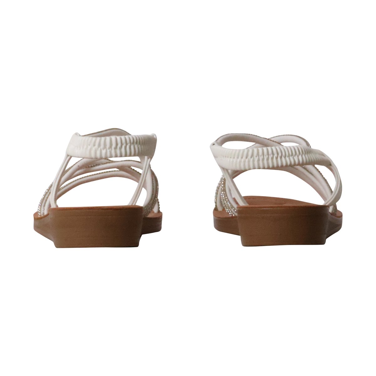 Sandales à Enfiler blanc, ENZA NUCCI