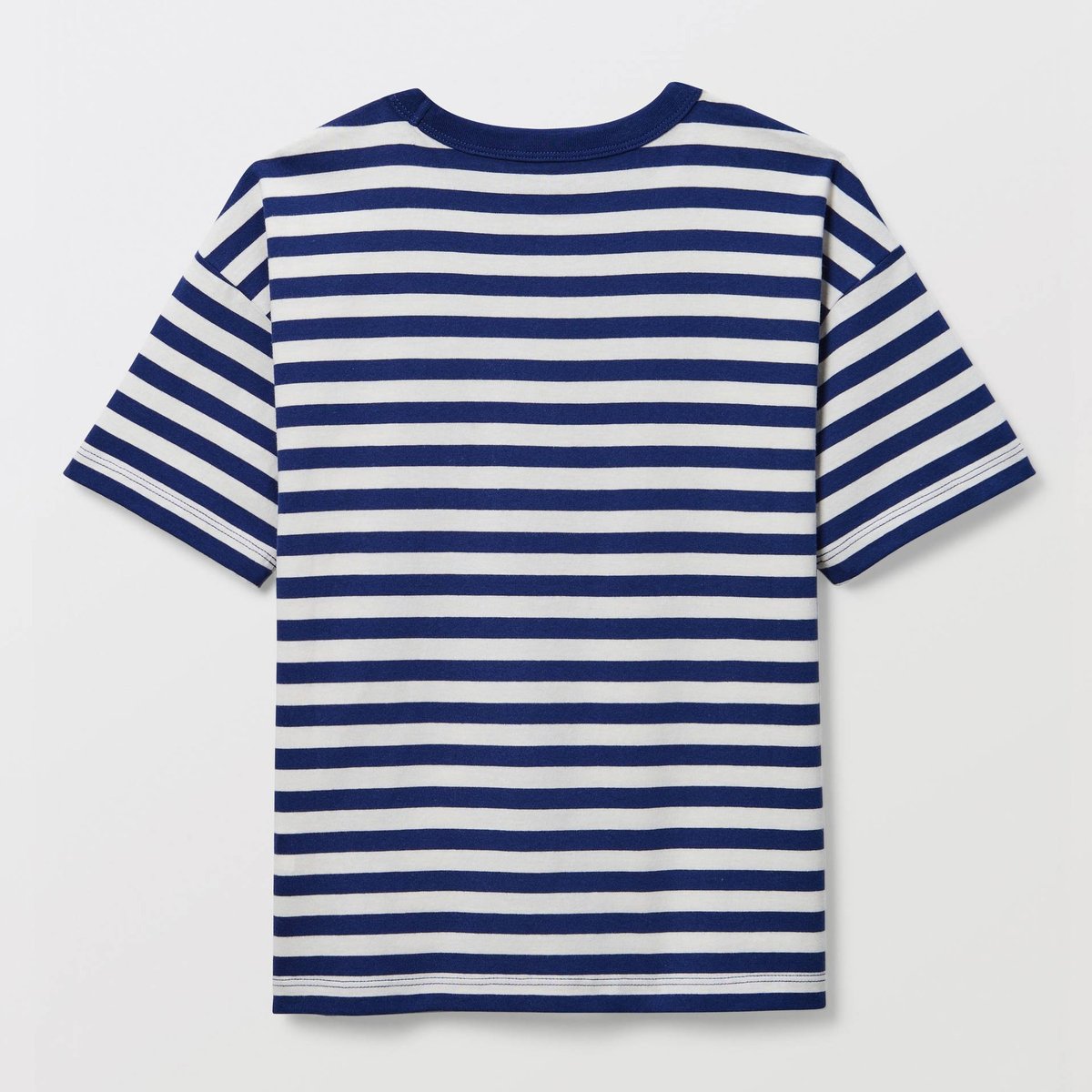 T-shirt manches courtes rayé en coton BIO GOTS penombre, MONOPRIX