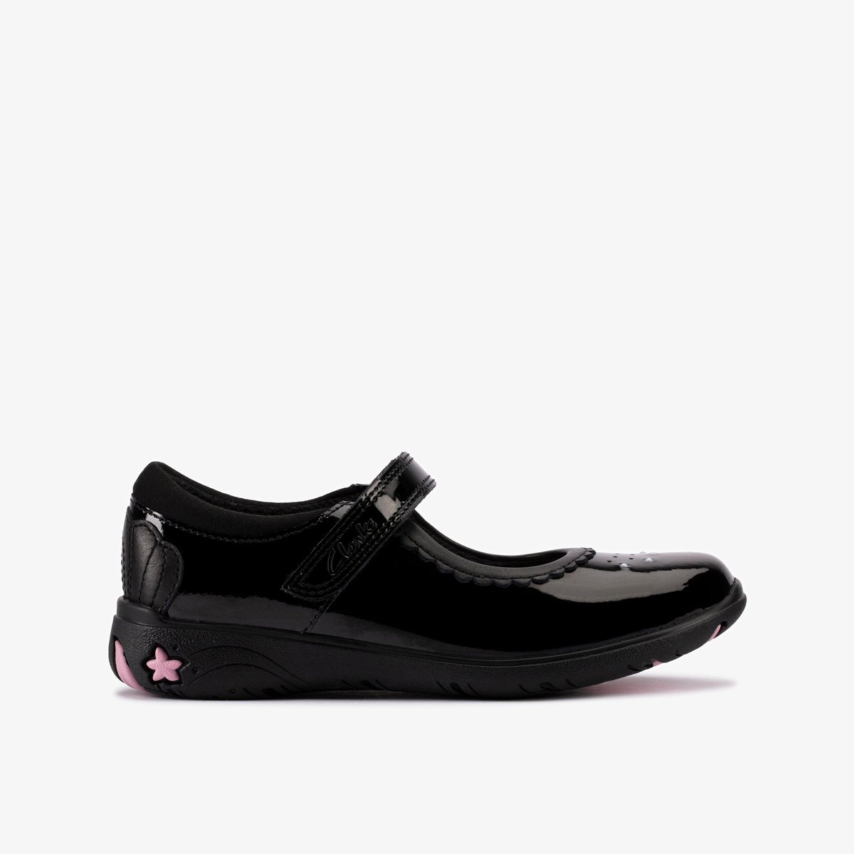 Ballerines Brevet Coupe Large SEA JEWEL K noir, CLARKS
