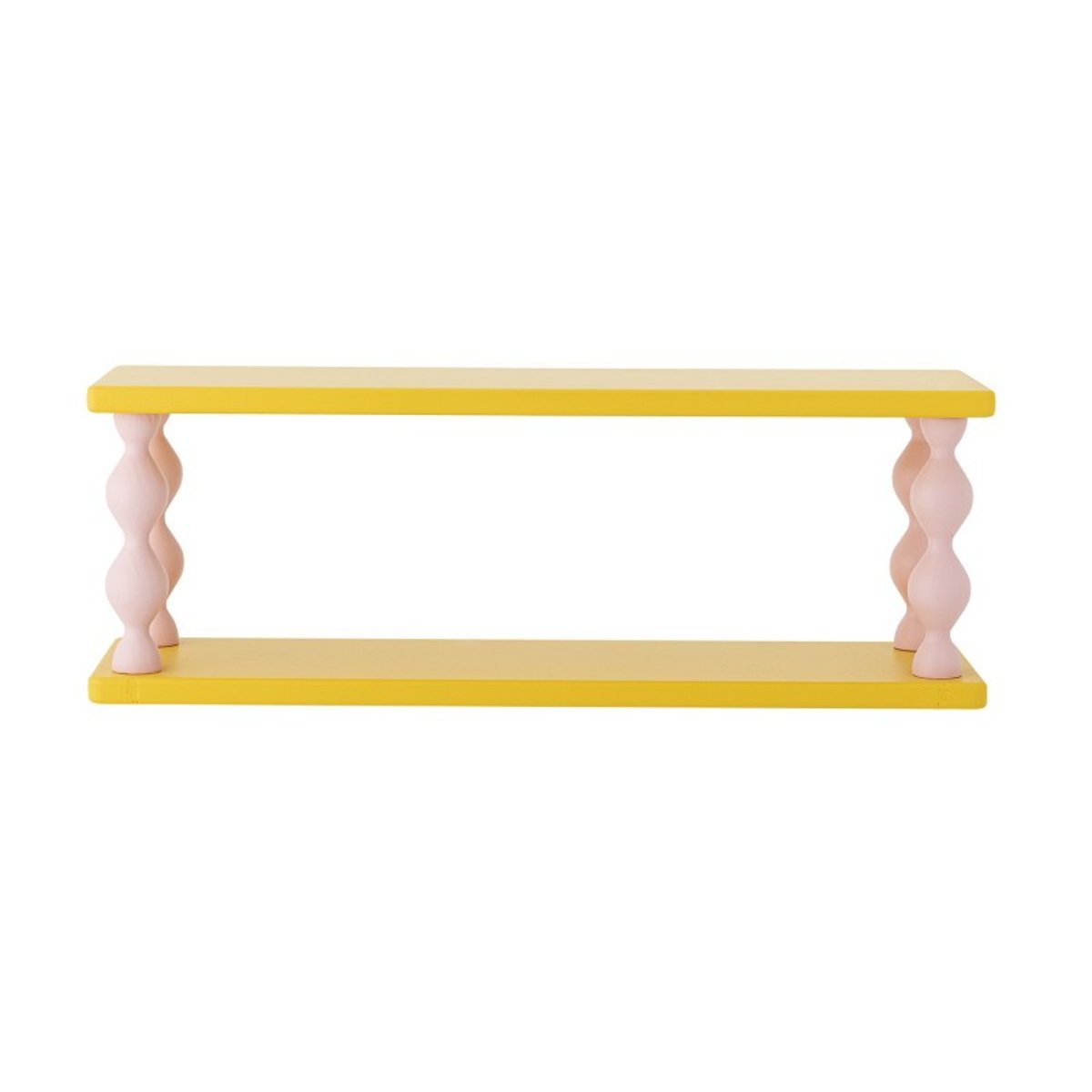 Etagère murale bois BIBIOLA jaune, BLOOMINGVILLE