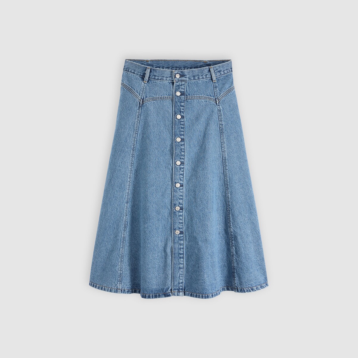 Jupe évasée en denim stone, LEVI'S