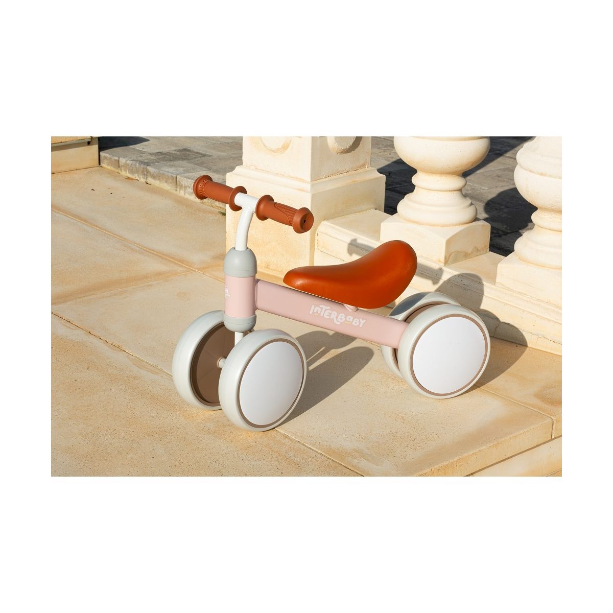 Draisienne 12 à 36 mois - rose - vélo sans pédales multicolore, INTERBABY