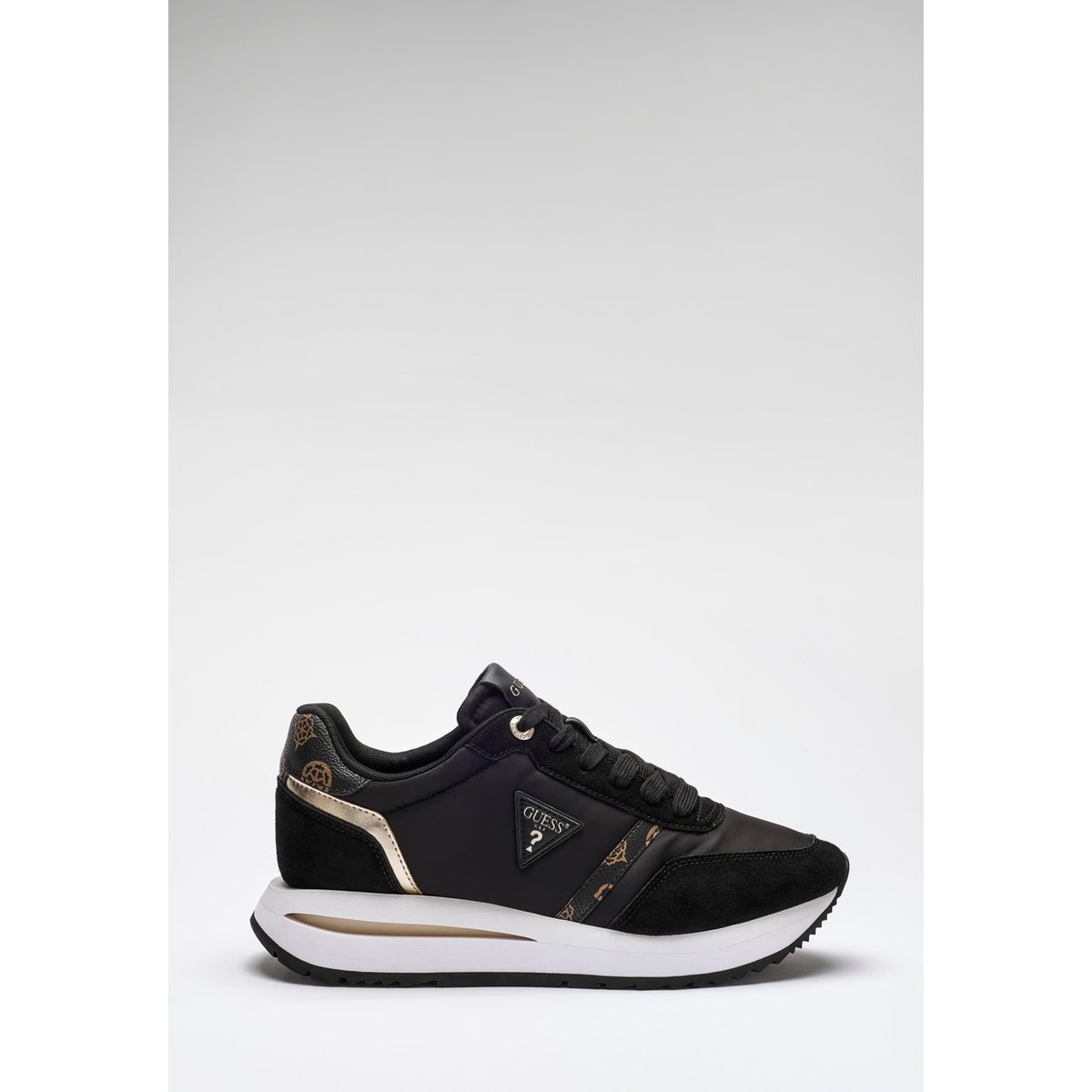 Baskets De Running Avec Insert Laminé Eagar marron multi, GUESS