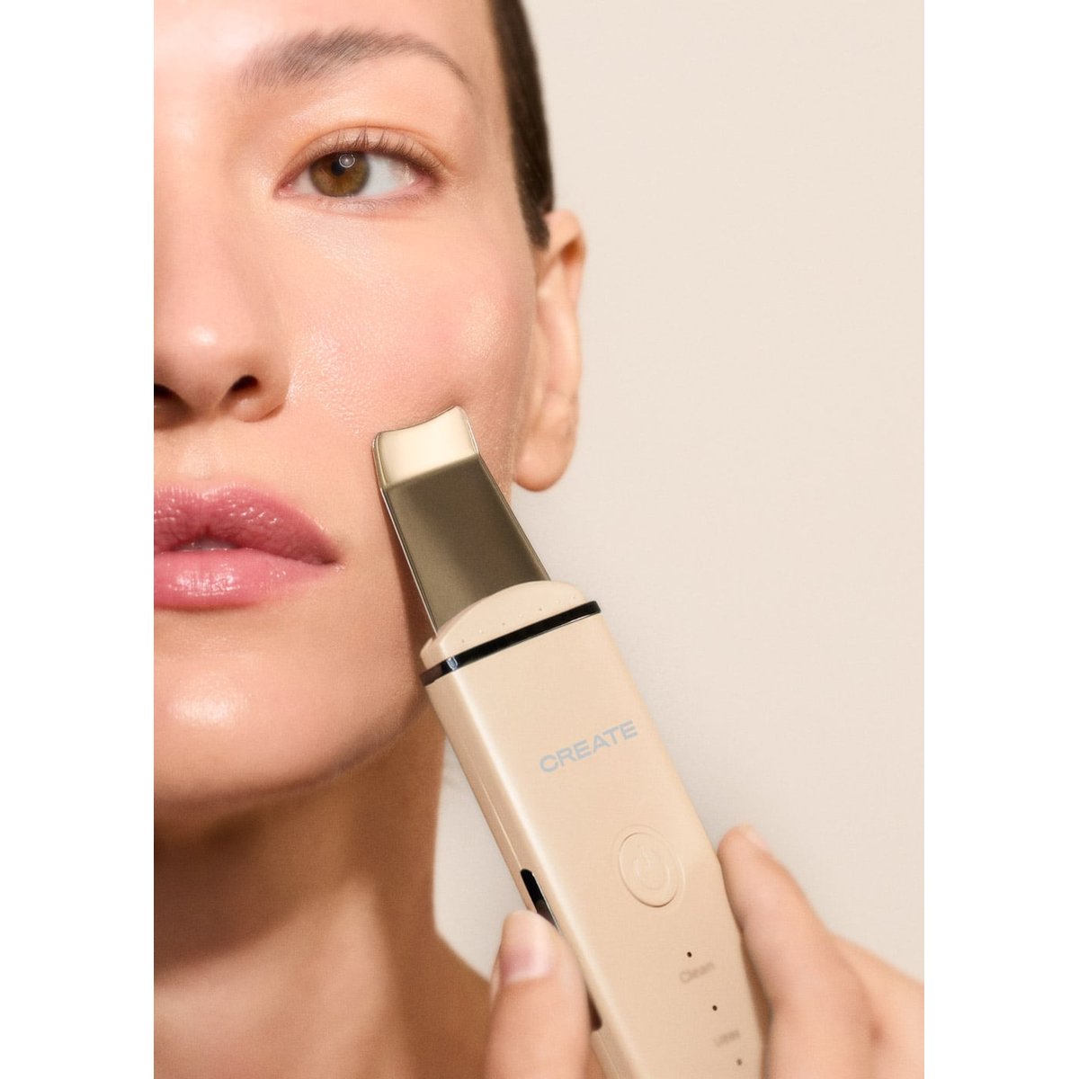 Nettoyeur facial ultrasonique SONIC PURE SKIN 4in1 sable, CREATE