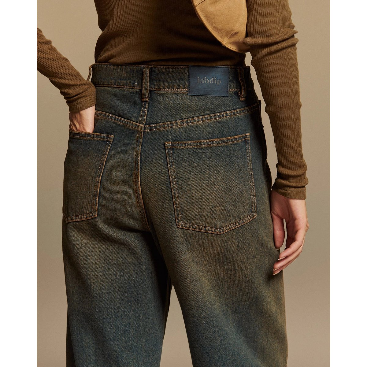 JEANS LARGE TAILLE MOYENNE DENIM CONFORT overdosed (vb 70), LABDIP
