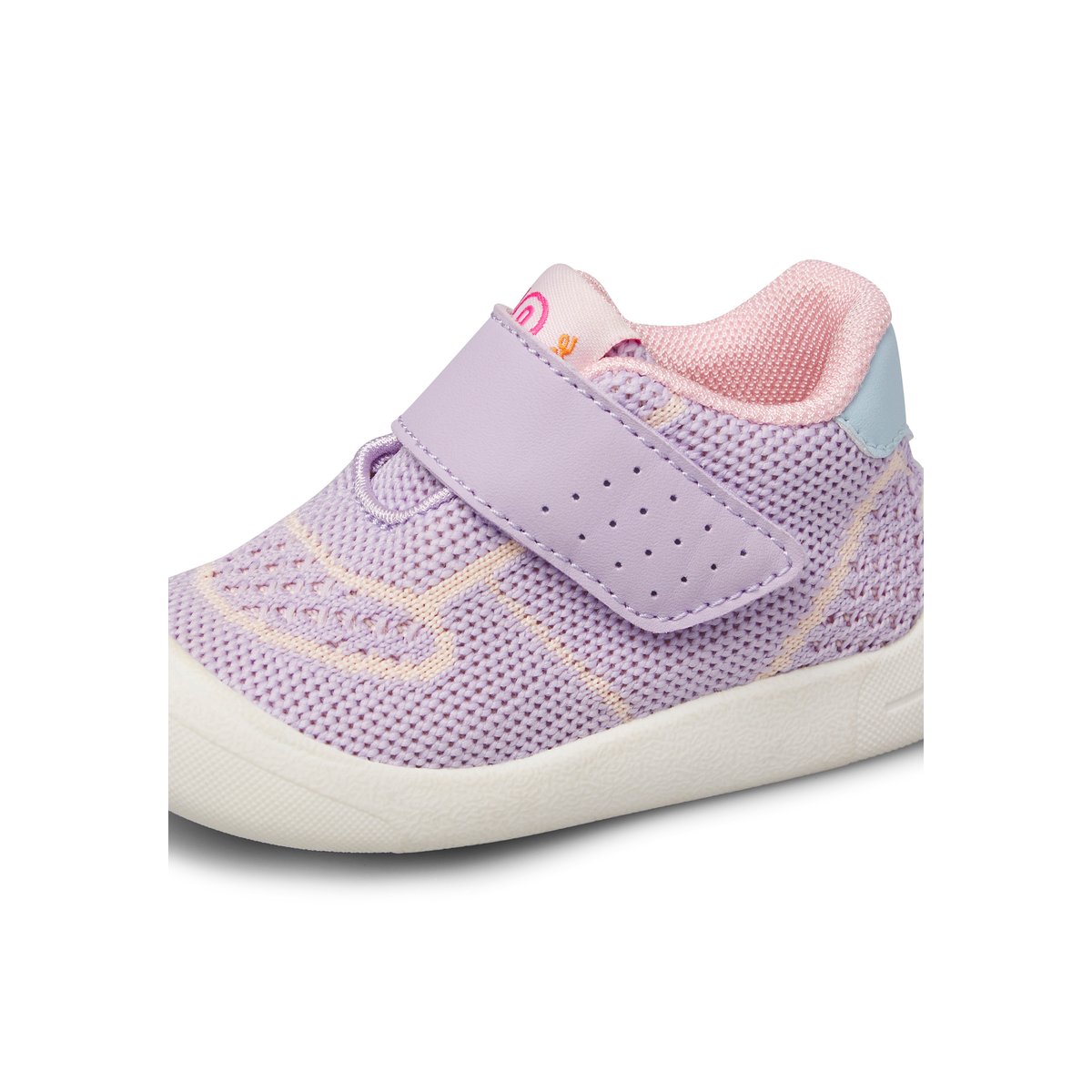 Sneakers en simili cuir et tissu FREE 2 VL. lilas-, FALCOTTO