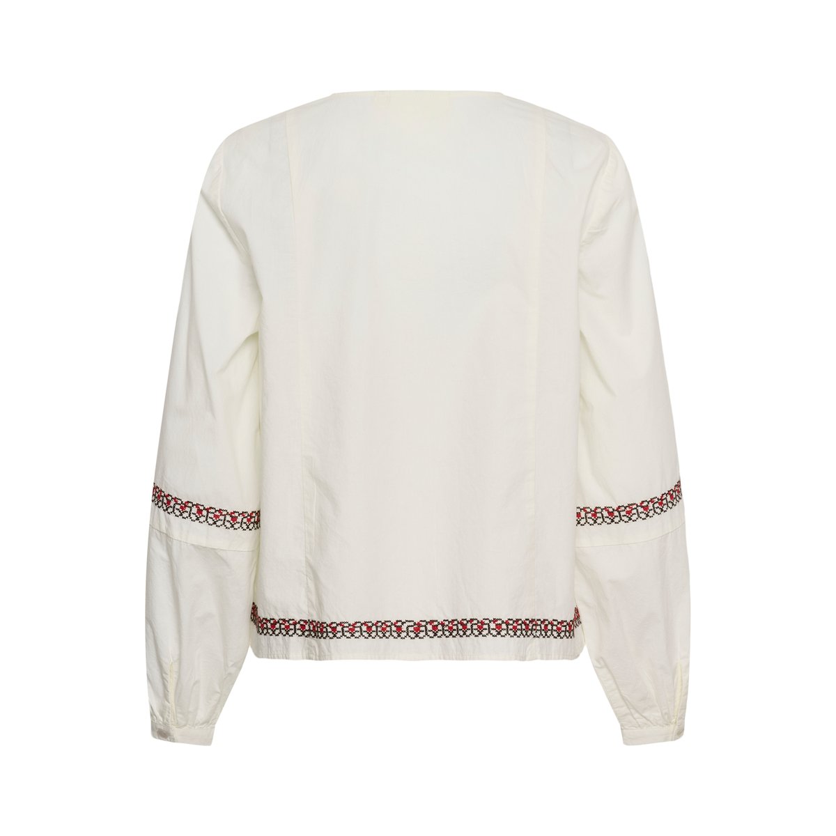 Blouse à manches longues blanc whisper white, CREAM