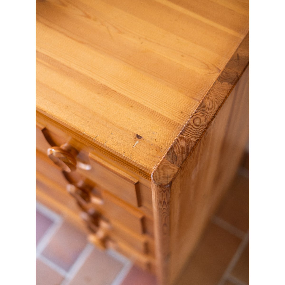 Commode en sapin Garance N°740 - Bon état bois clair, DEBONGOUT