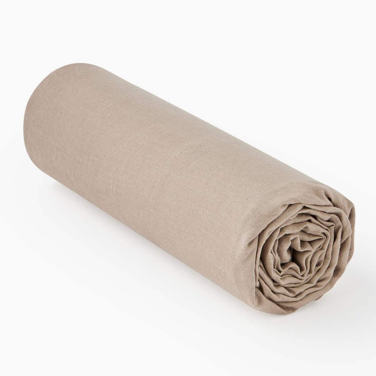 Drap housse, 100% lin mulot, MONOPRIX
