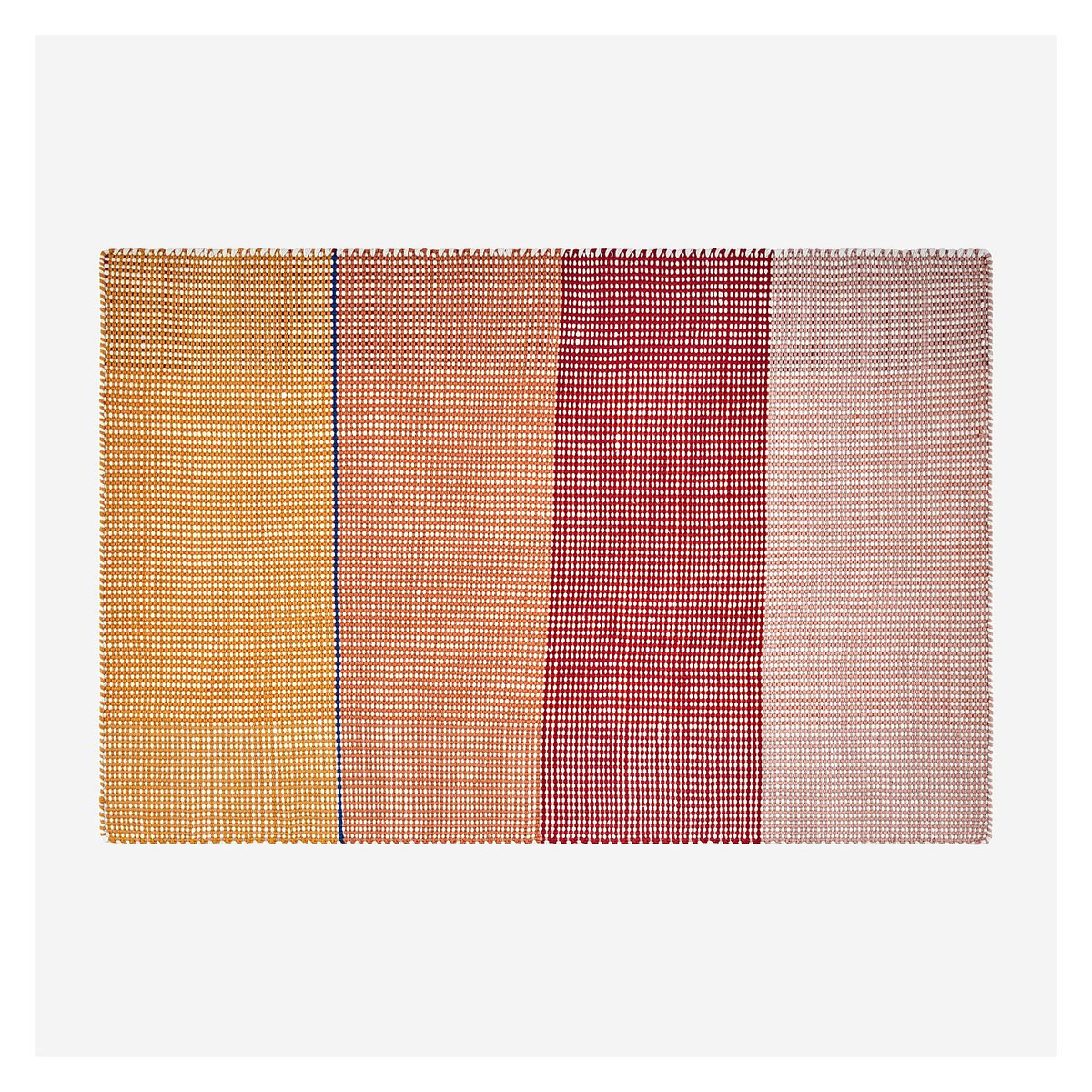Tapis tissé CYBELE jaune, multicolore, HABITAT