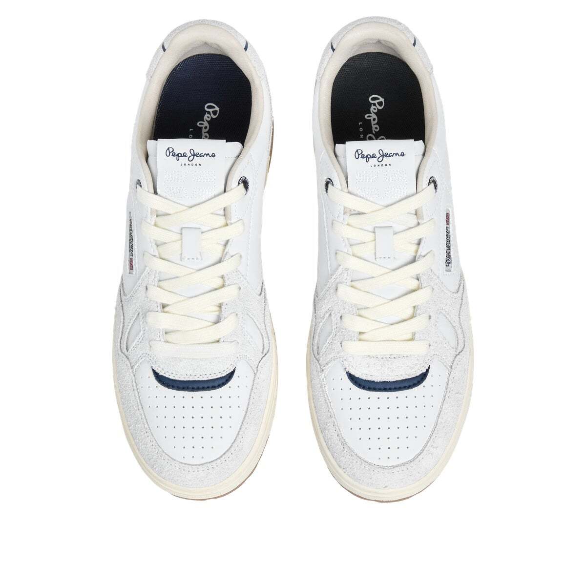 Chester - Baskets Avec Détails En Daim blanc, PEPE JEANS