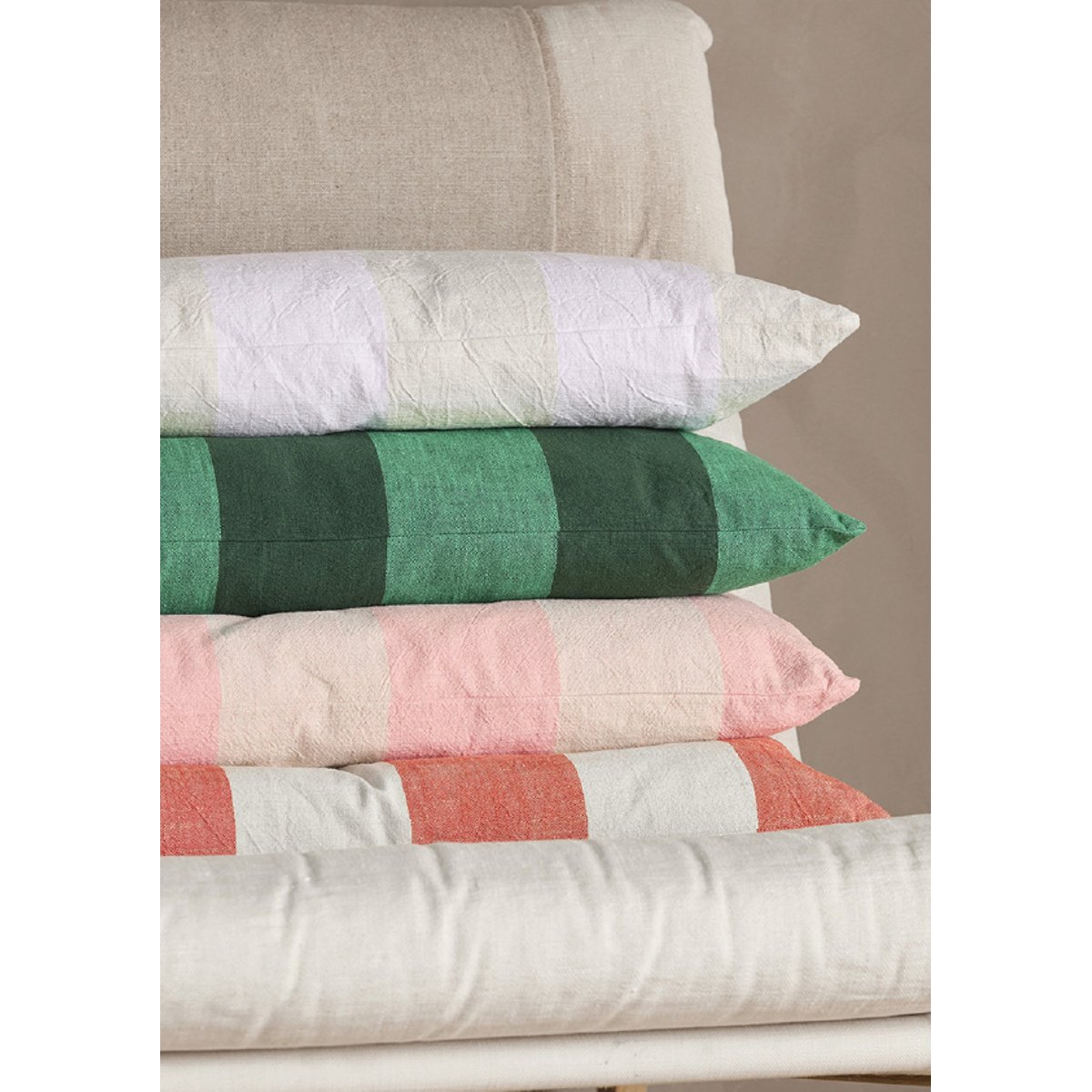 Housse de coussin en coton LIVING violet, OYOY LIVING DESIGN