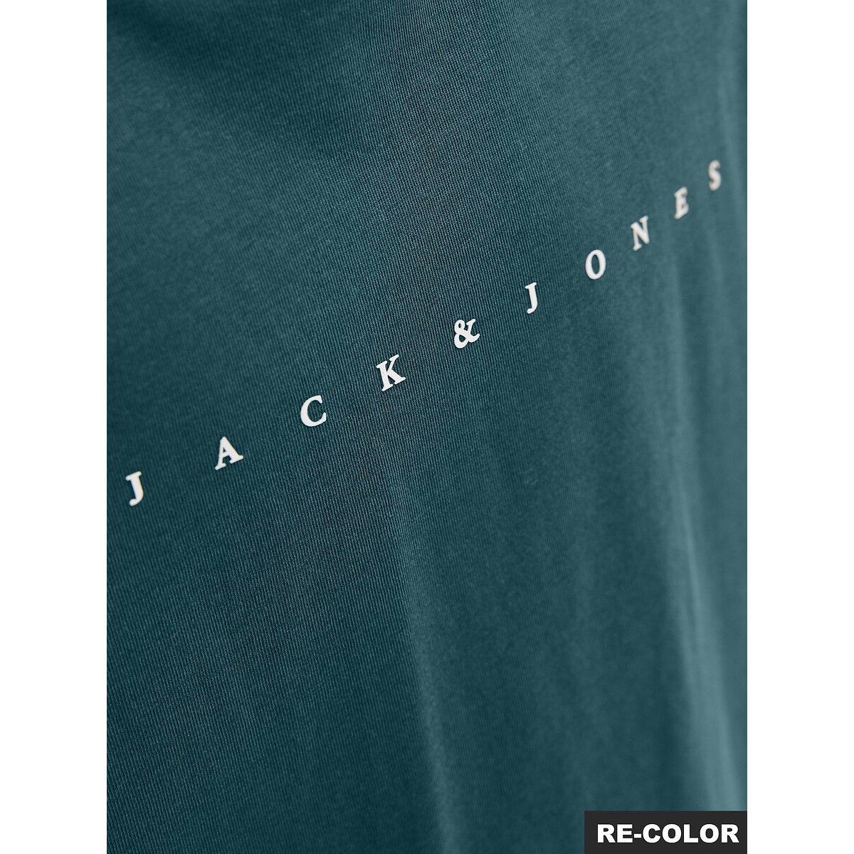 Logo Print Short Sleeve T-Shirt green, JACK & JONES JUNIOR