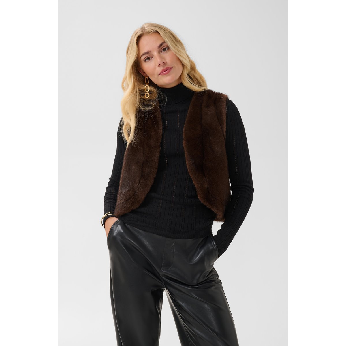 Manteau marron java, CREAM