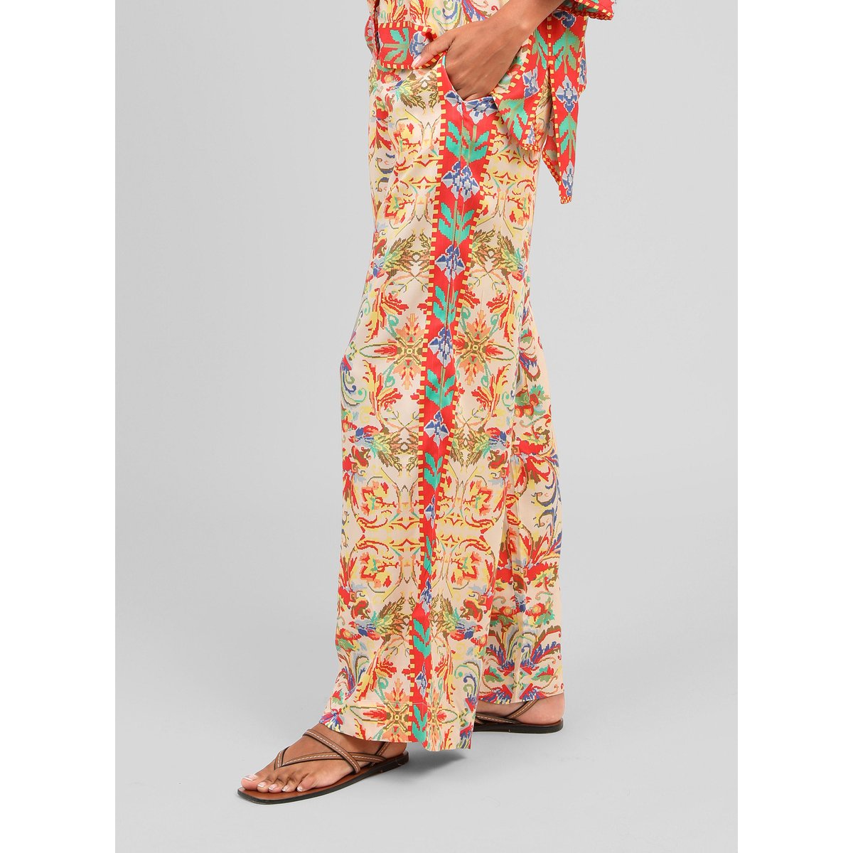 Pantalon ROSSANA merida ecru, AN'GE