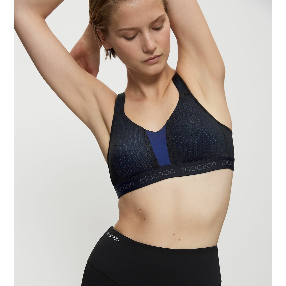 Reggiseno sportivo senza ferretti Energy Lite nero , TRIUMPH