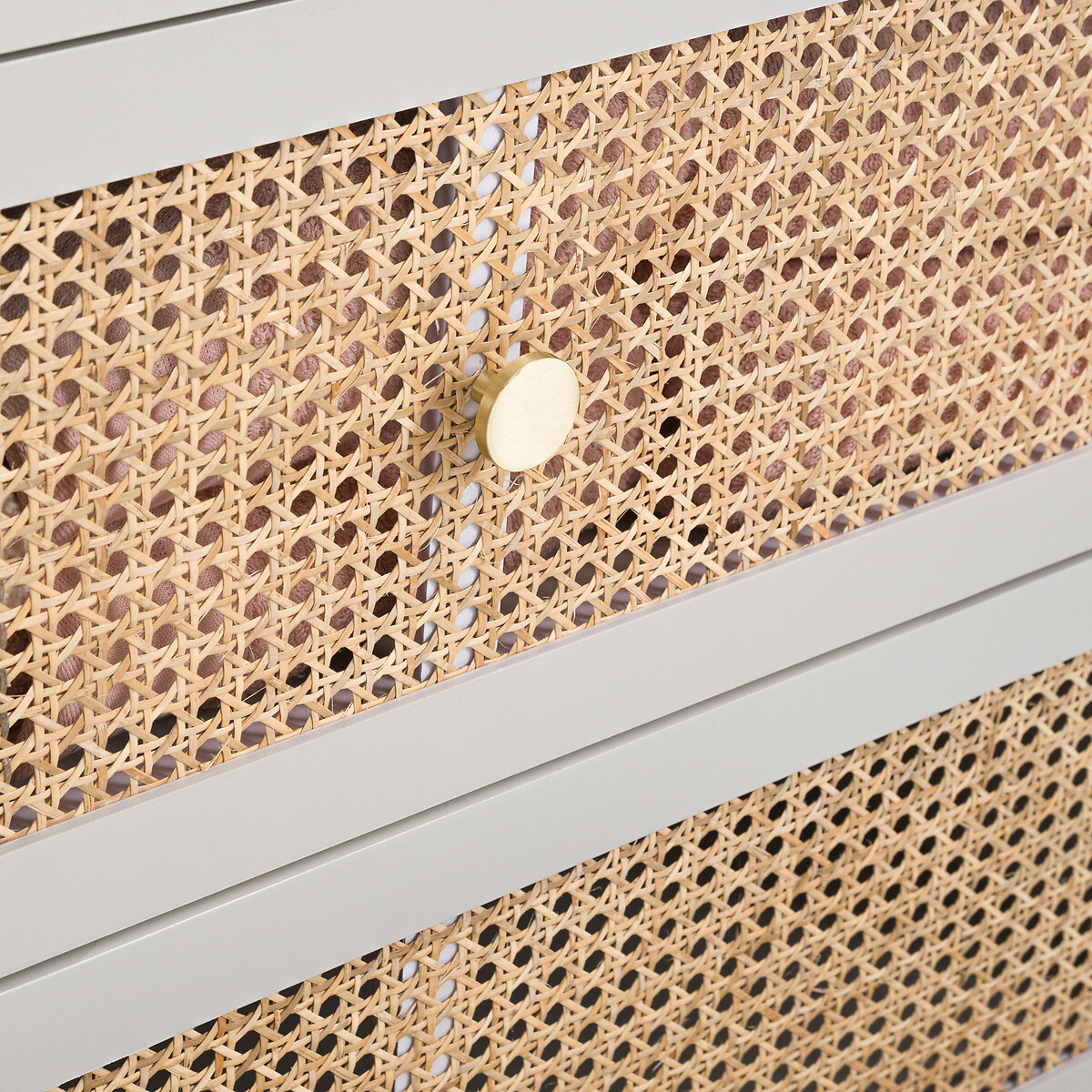 Commode 6 tiroirs, Paola gris/naturel, LA REDOUTE INTERIEURS