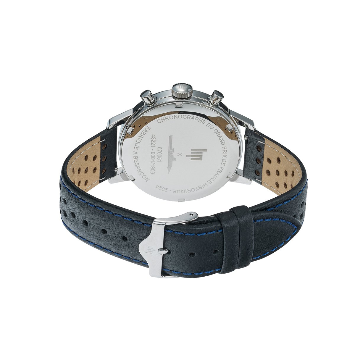 Montre Analogique RALLYE argenté argenté noir, LIP