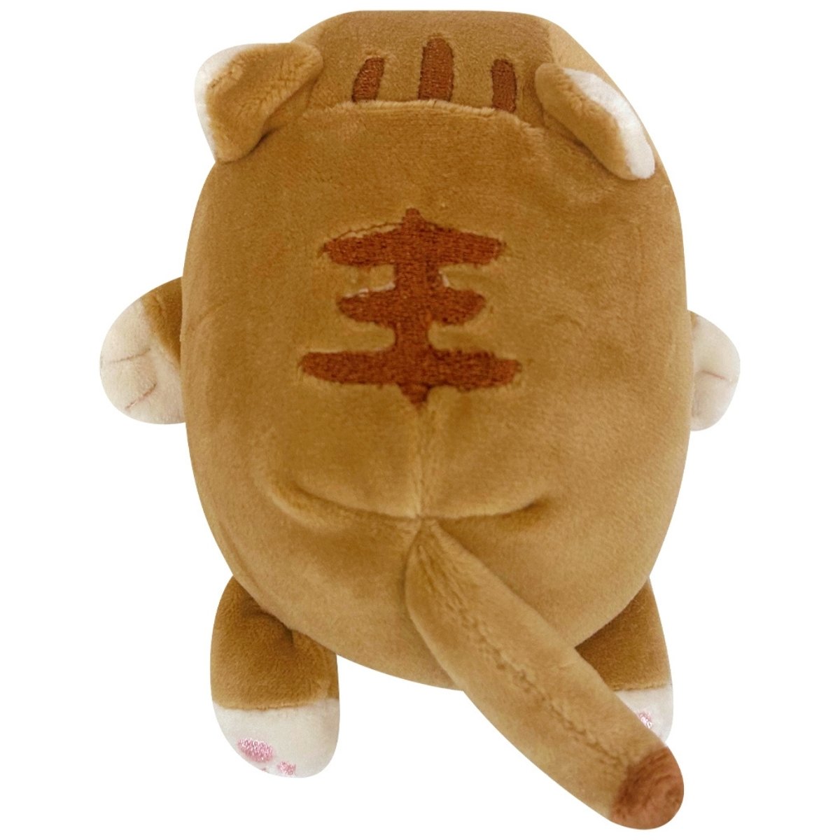 Porte-clé peluche marron, beige, rose, NEMU NEMU