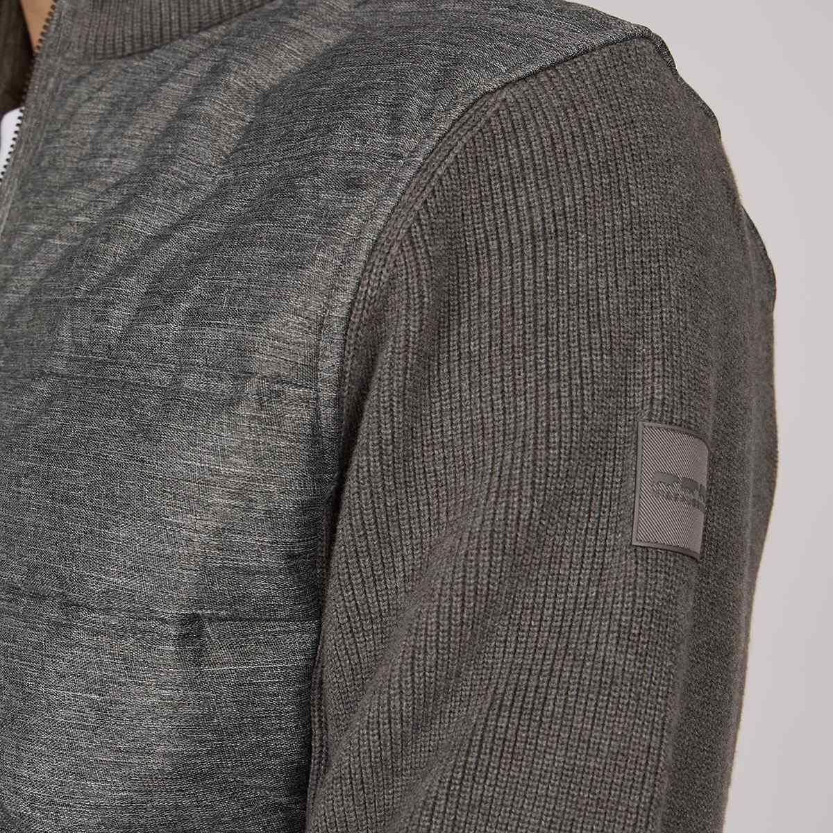 Cardigan Connor gris, MISE AU GREEN