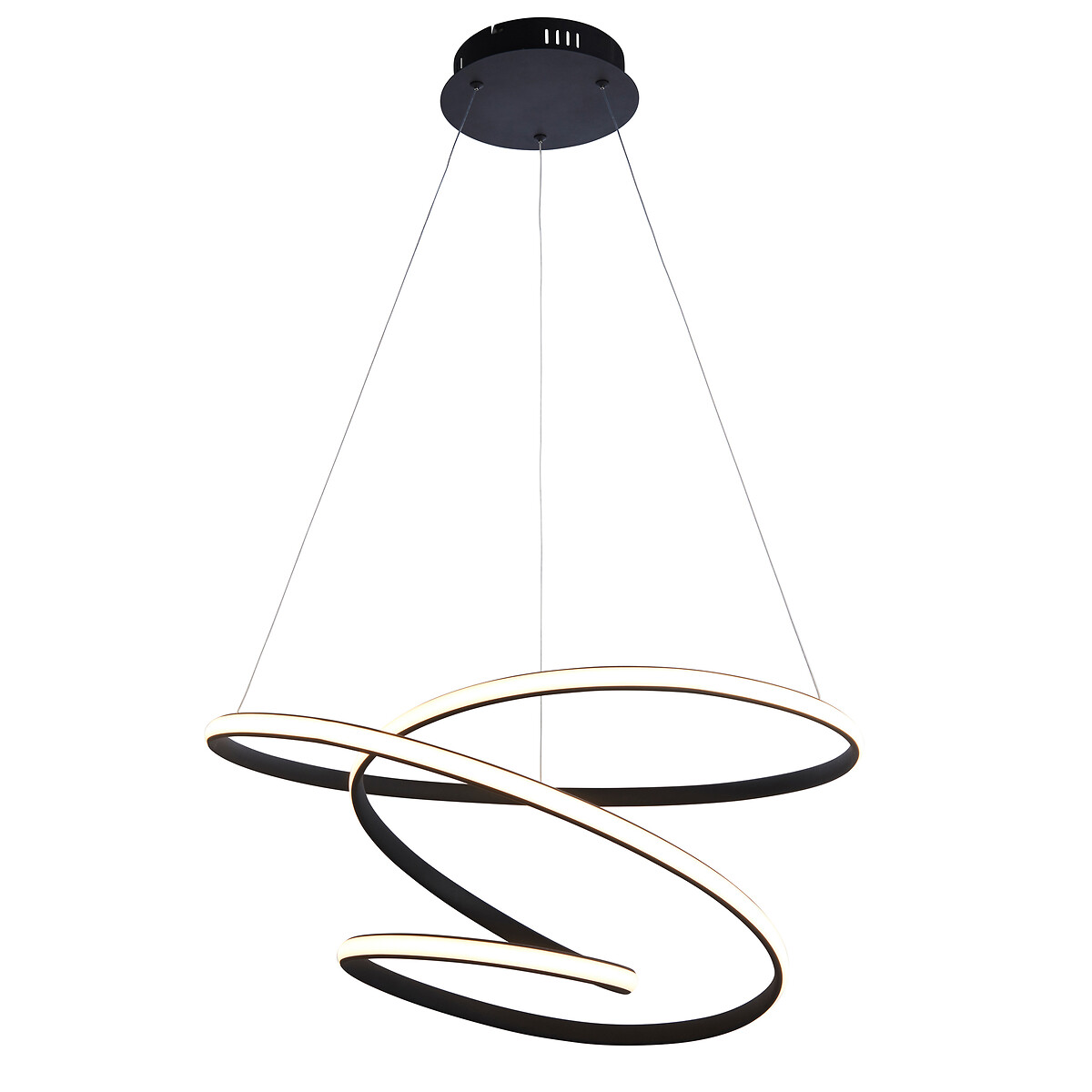Dunehill Contemporary Warm White LED Pendant Light black, ÉDITÉ