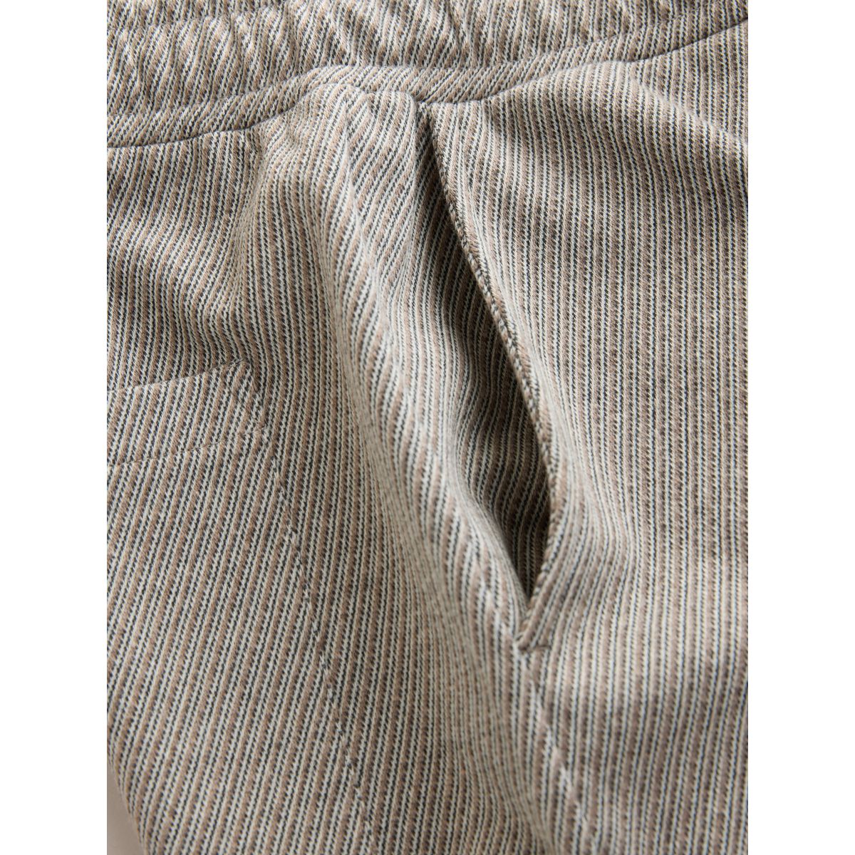 Short en jersey à rayures marron, NEXT