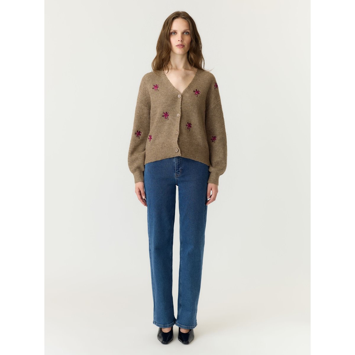 Cardigan taupe gray, YAS