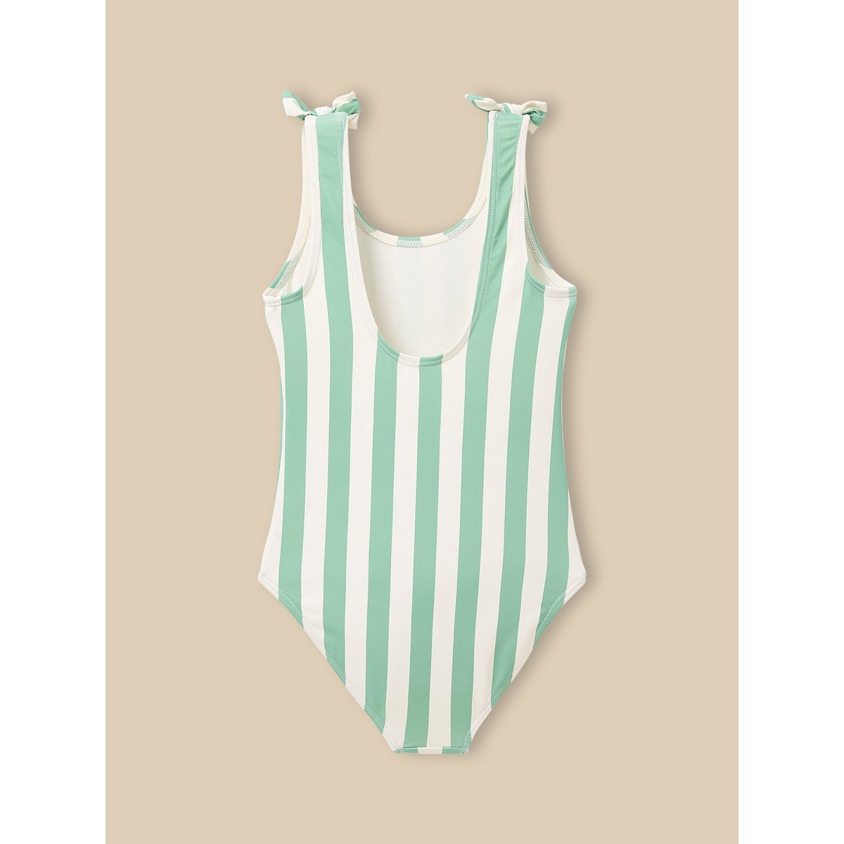 Maillot de bain 1 pièce - rayé rayure verte, CYRILLUS