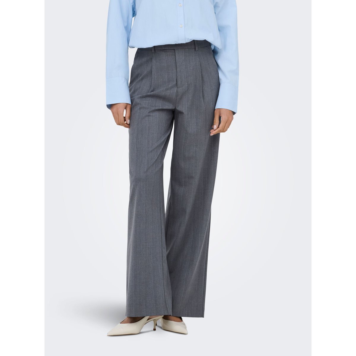 Pantalon De Tailleur medium grey melange, ONLY
