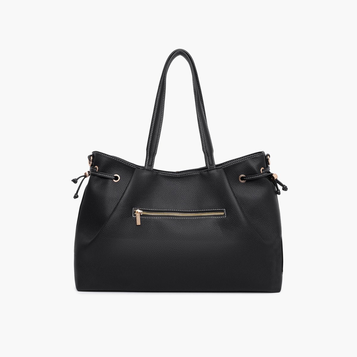 Grand sac shopper Taloum L noir,doré, LOLLIPOPS