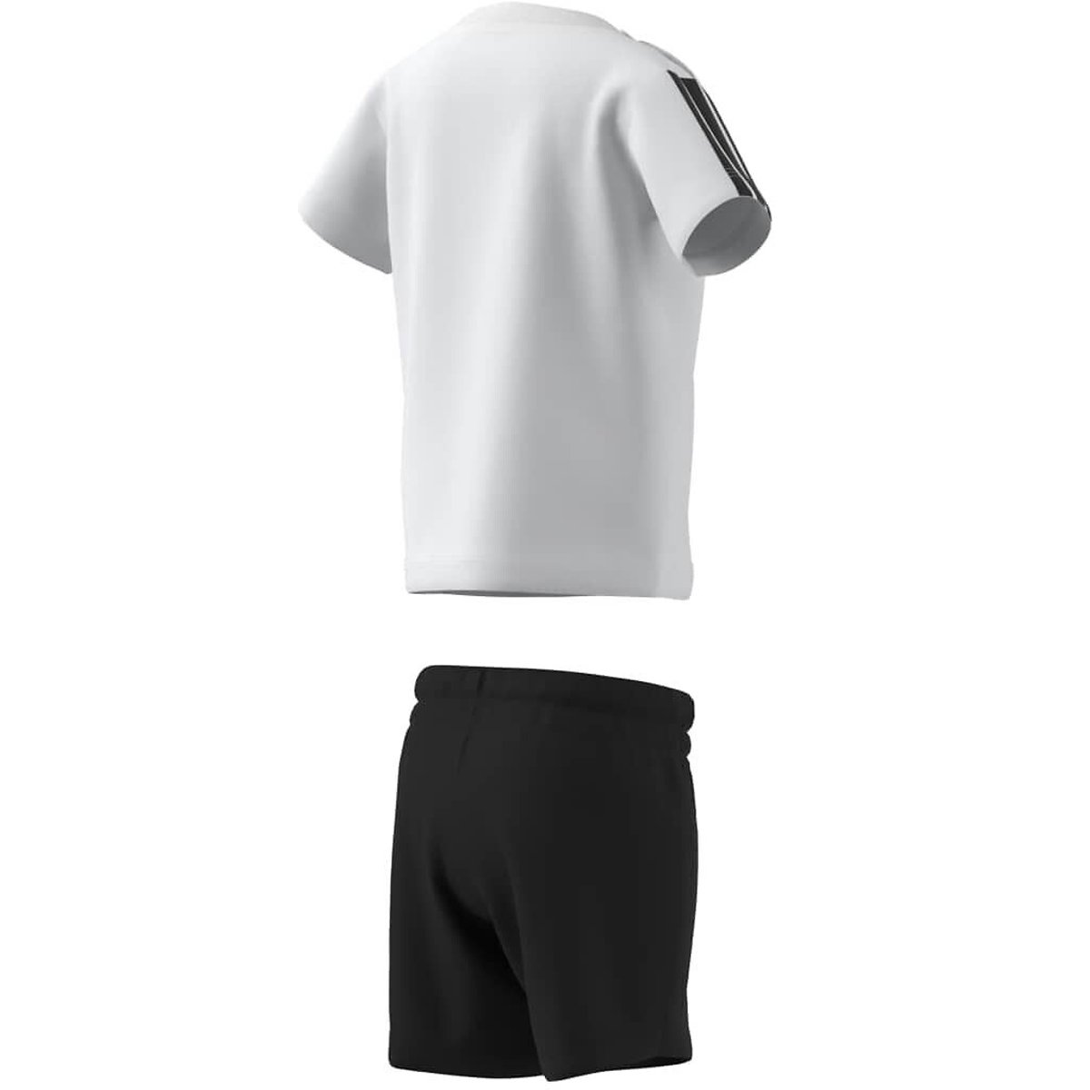 T-Shirt/Shorts Outfit white/black, ADIDAS SPORTSWEAR