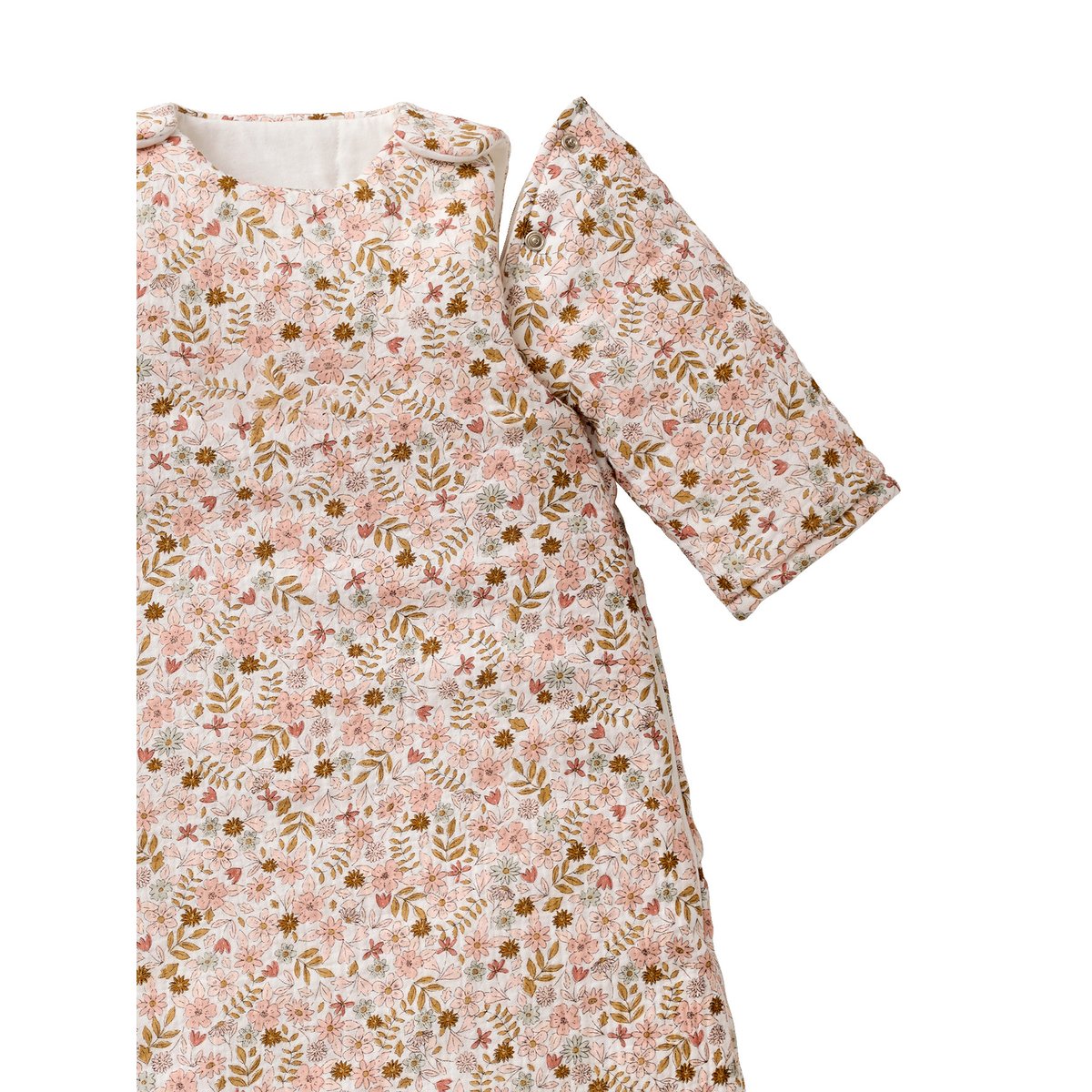 Gigoteuse manches amovibles personnalisable FLORA blanc imprimé, VERTBAUDET