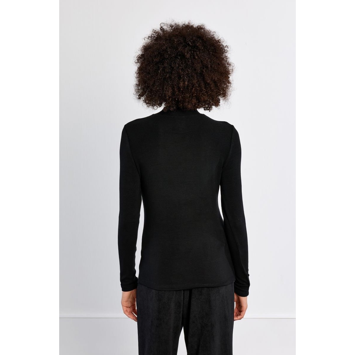 Sous-pull col montant noir, LILI SIDONIO