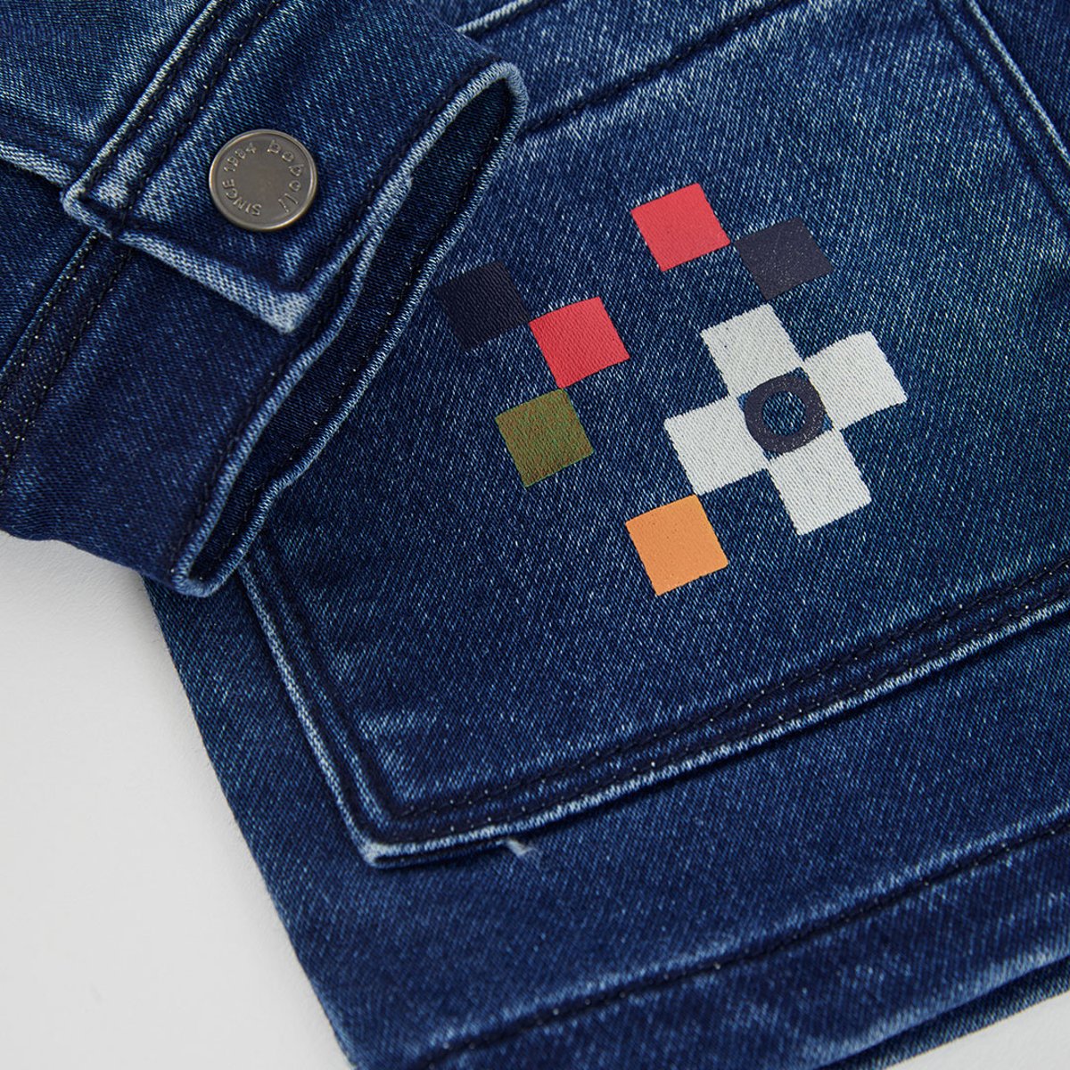 Surchemise denim garçon Game On bleu, BOBOLI