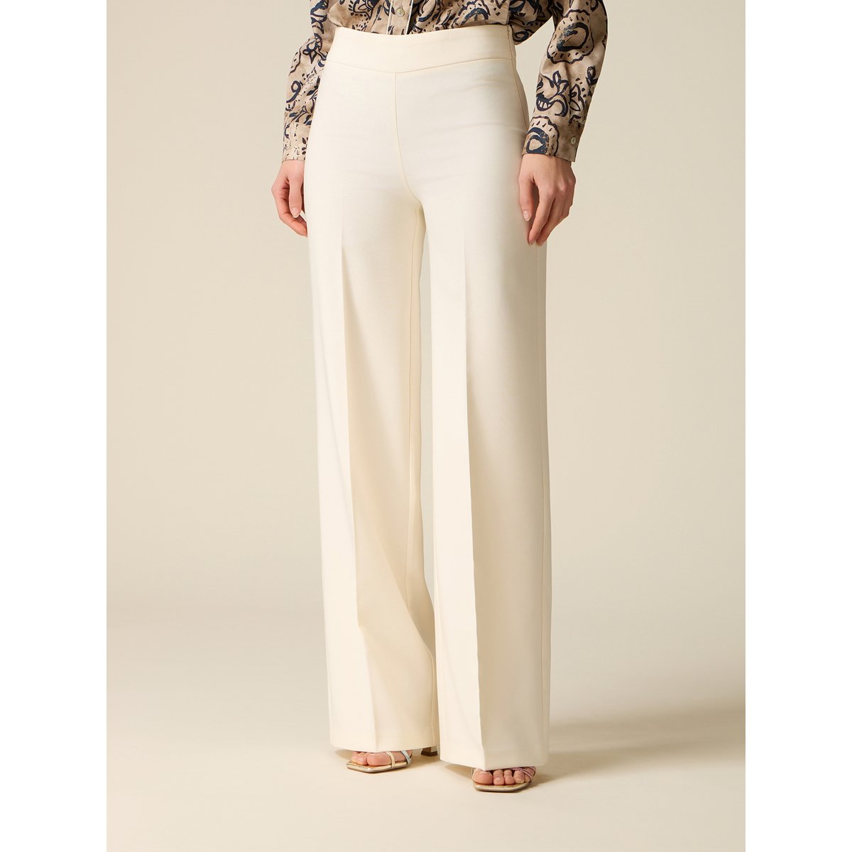 Pantalon palazzo blanc, OLTRE