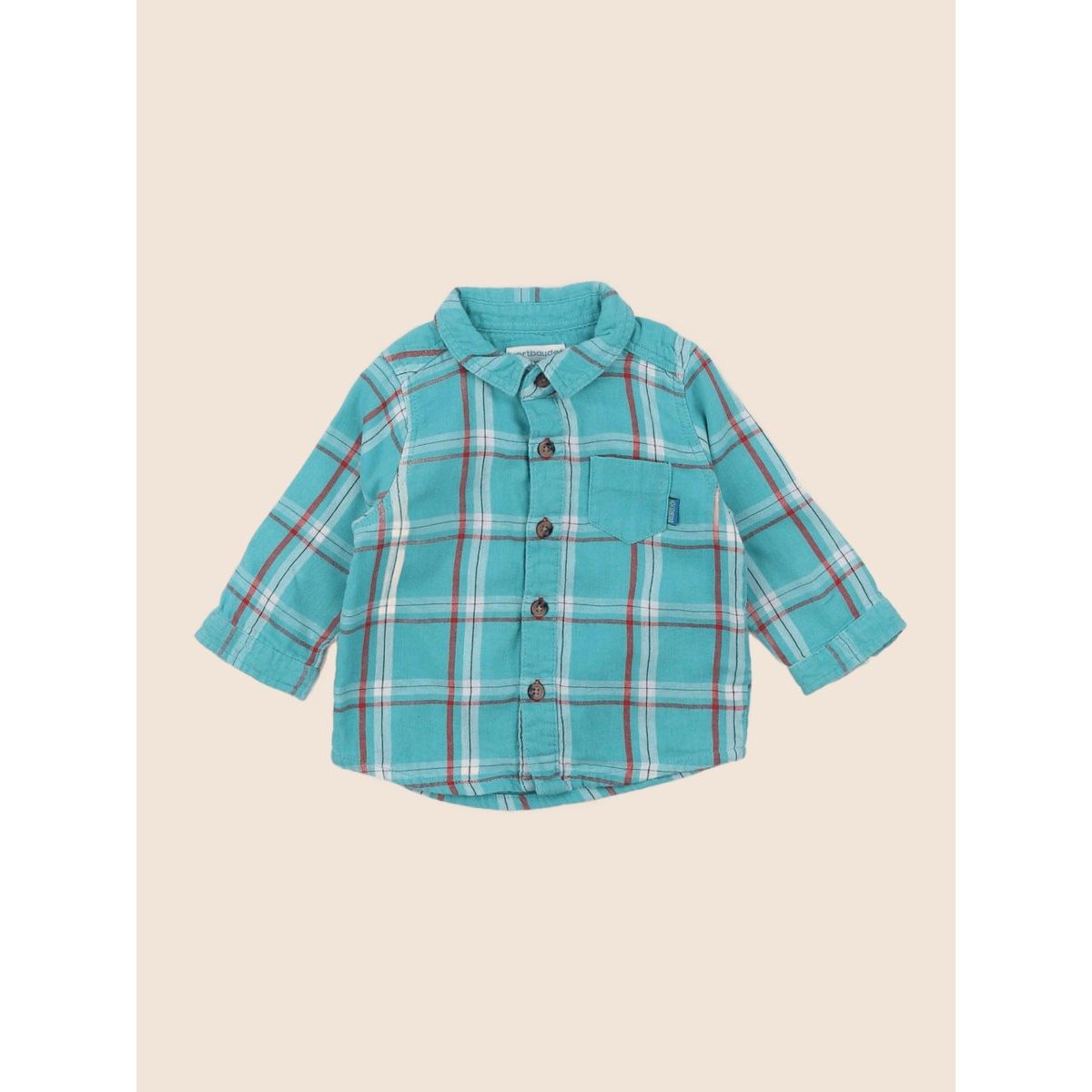 Chemise - Très bon état bleu, VERTBAUDET