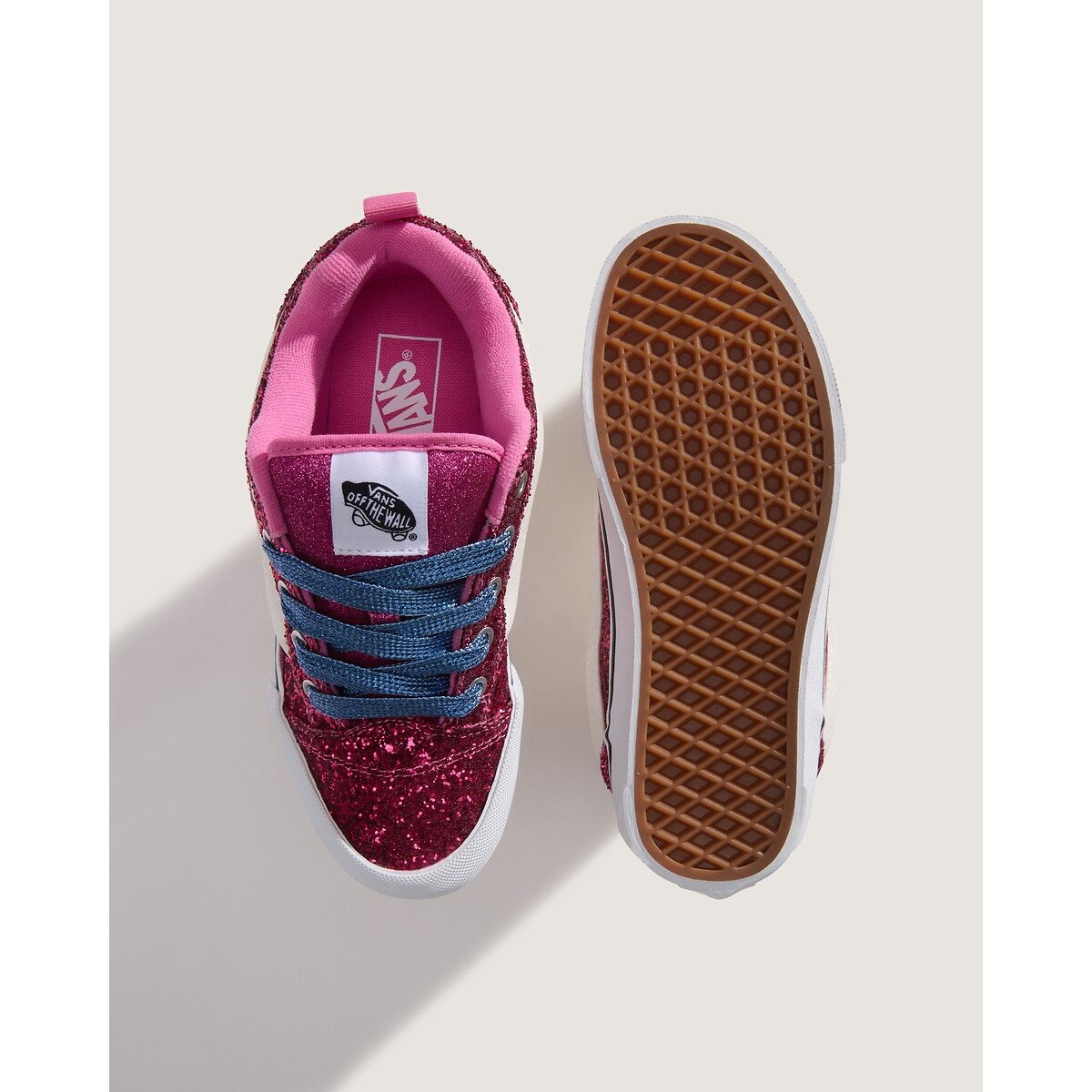Baskets KNU SKOOL rose paillette, VANS