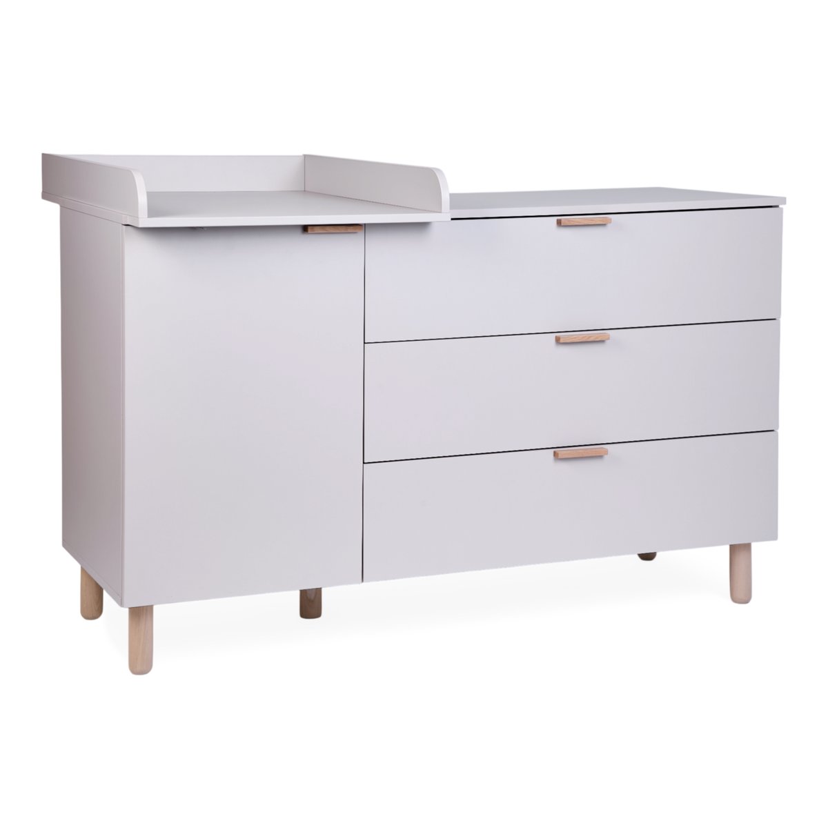 Commode à langer 3 tiroirs terre argile, CHILDHOME