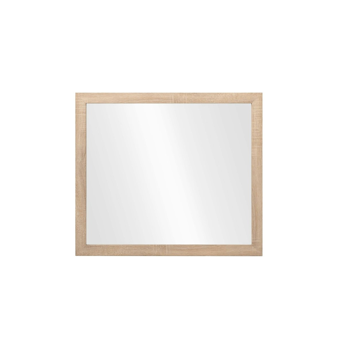Miroir mural rectangulaire à encadrement SONA bois naturel, PIER IMPORT