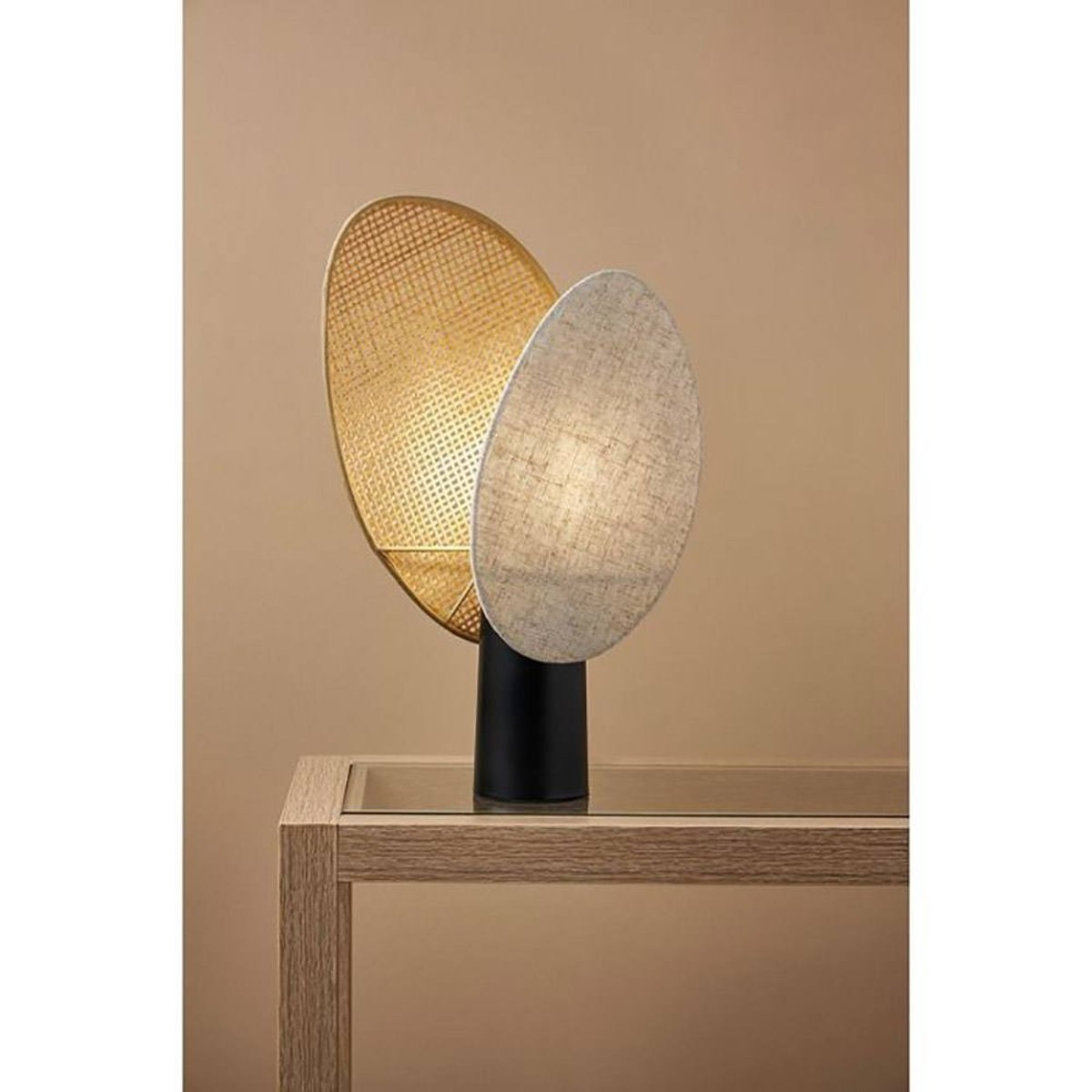 Lampe bambou Almeria beige, DECORATIE