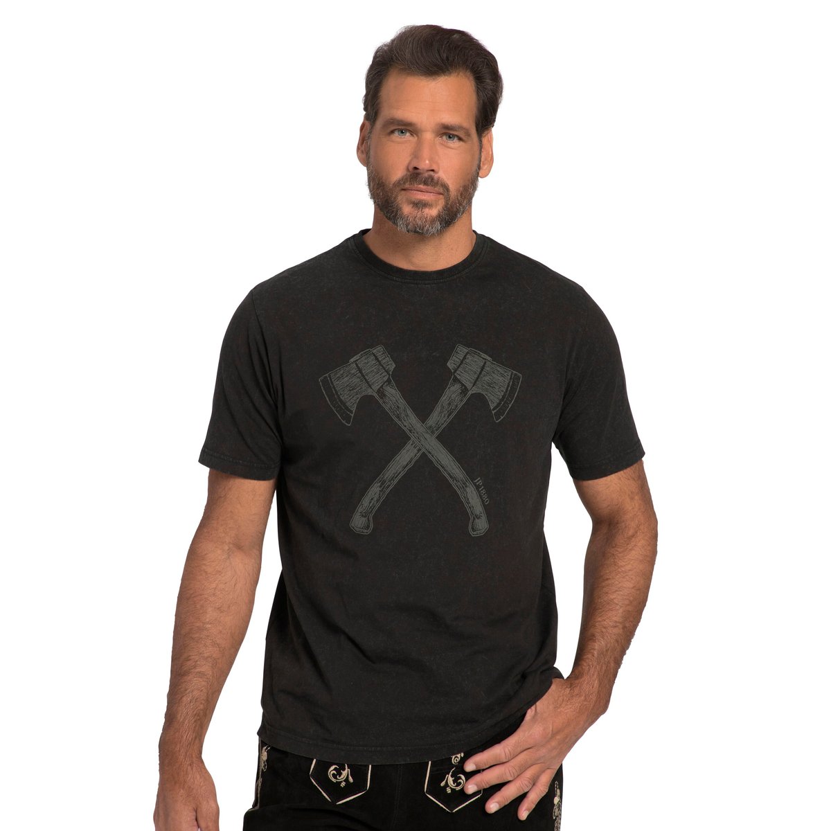 T-shirt à manches courtes noir, JP1880