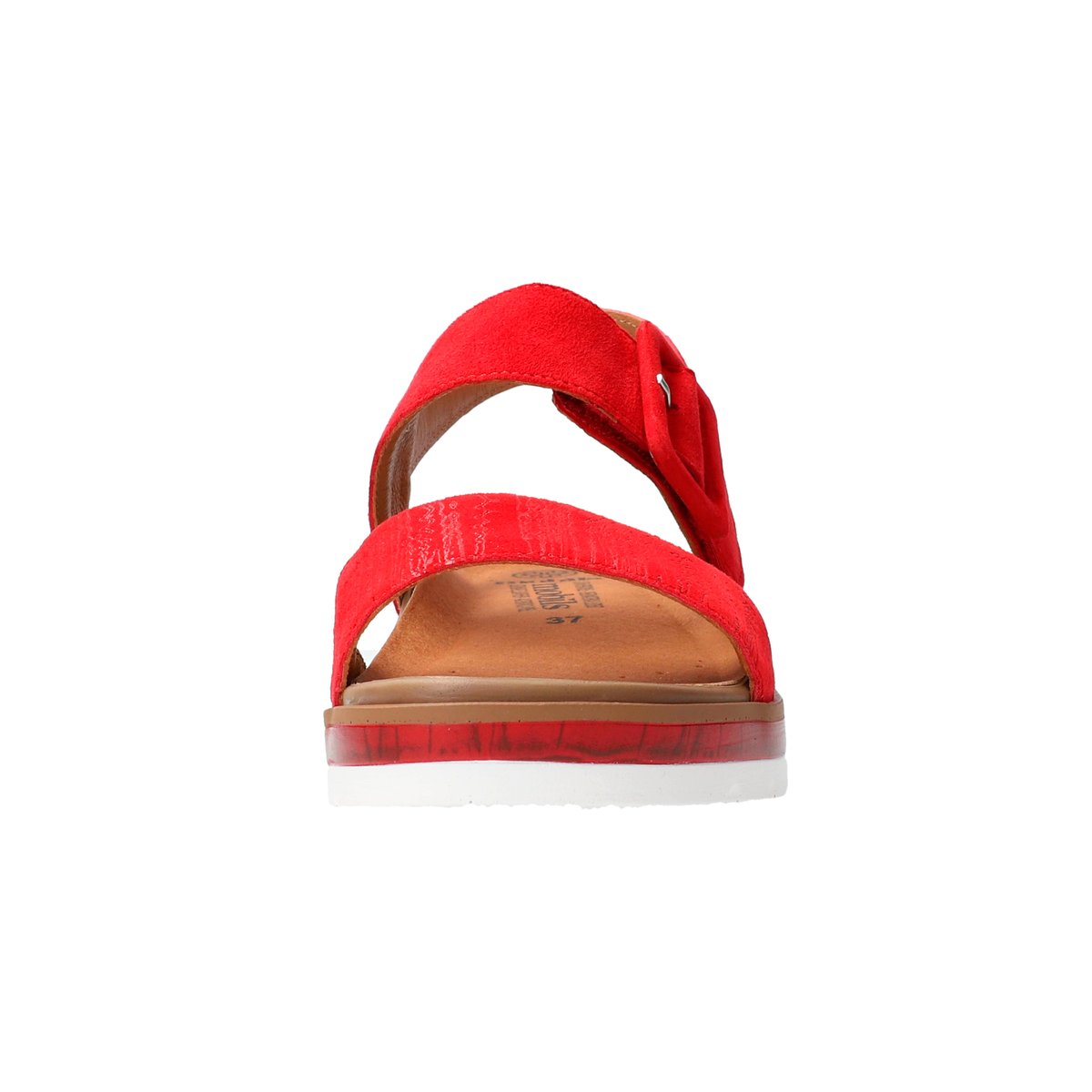 Sandales en cuir MELYSA rouge p5139, MEPHISTO