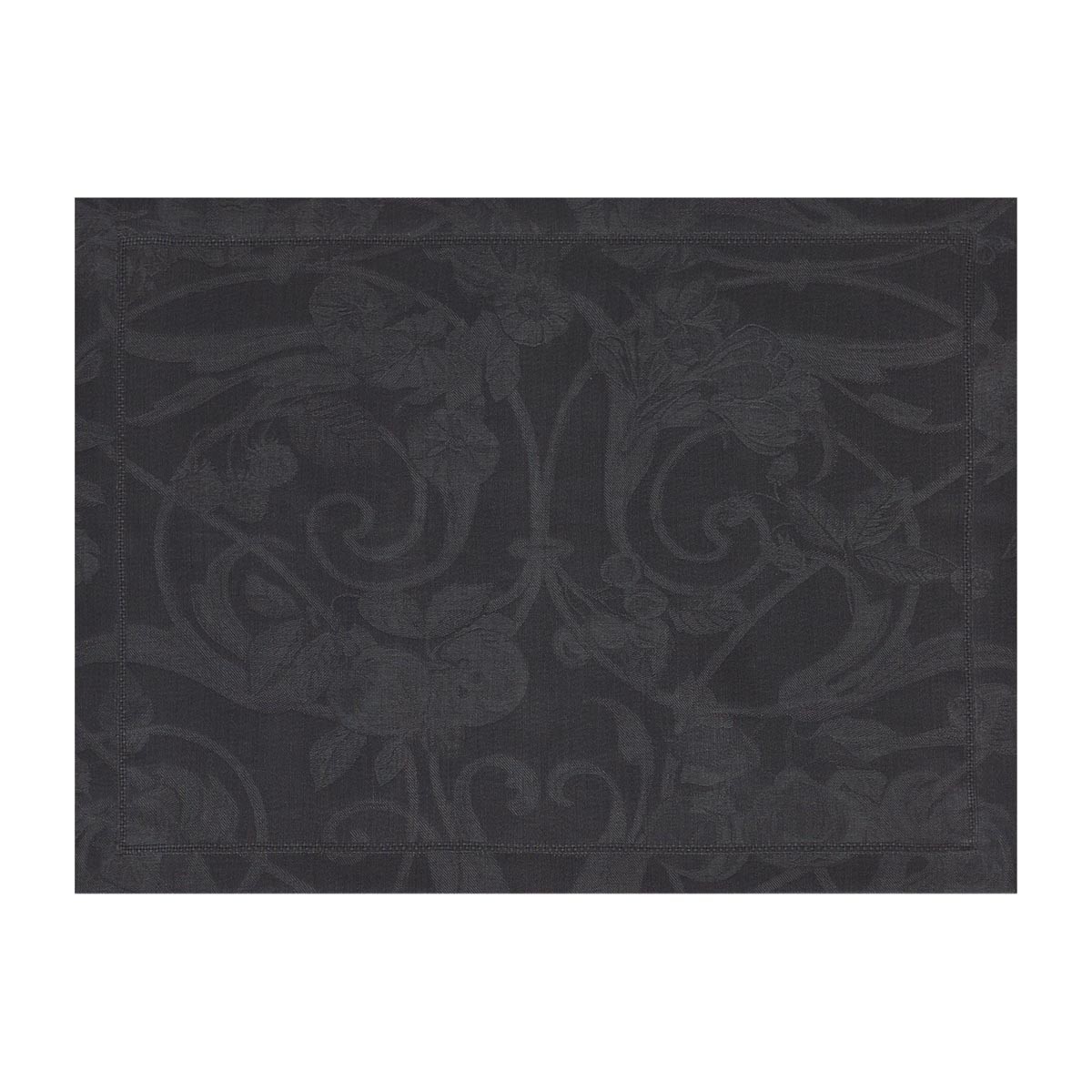 Set en Lin, TIVOLI onyx, LE JACQUARD FRANCAIS