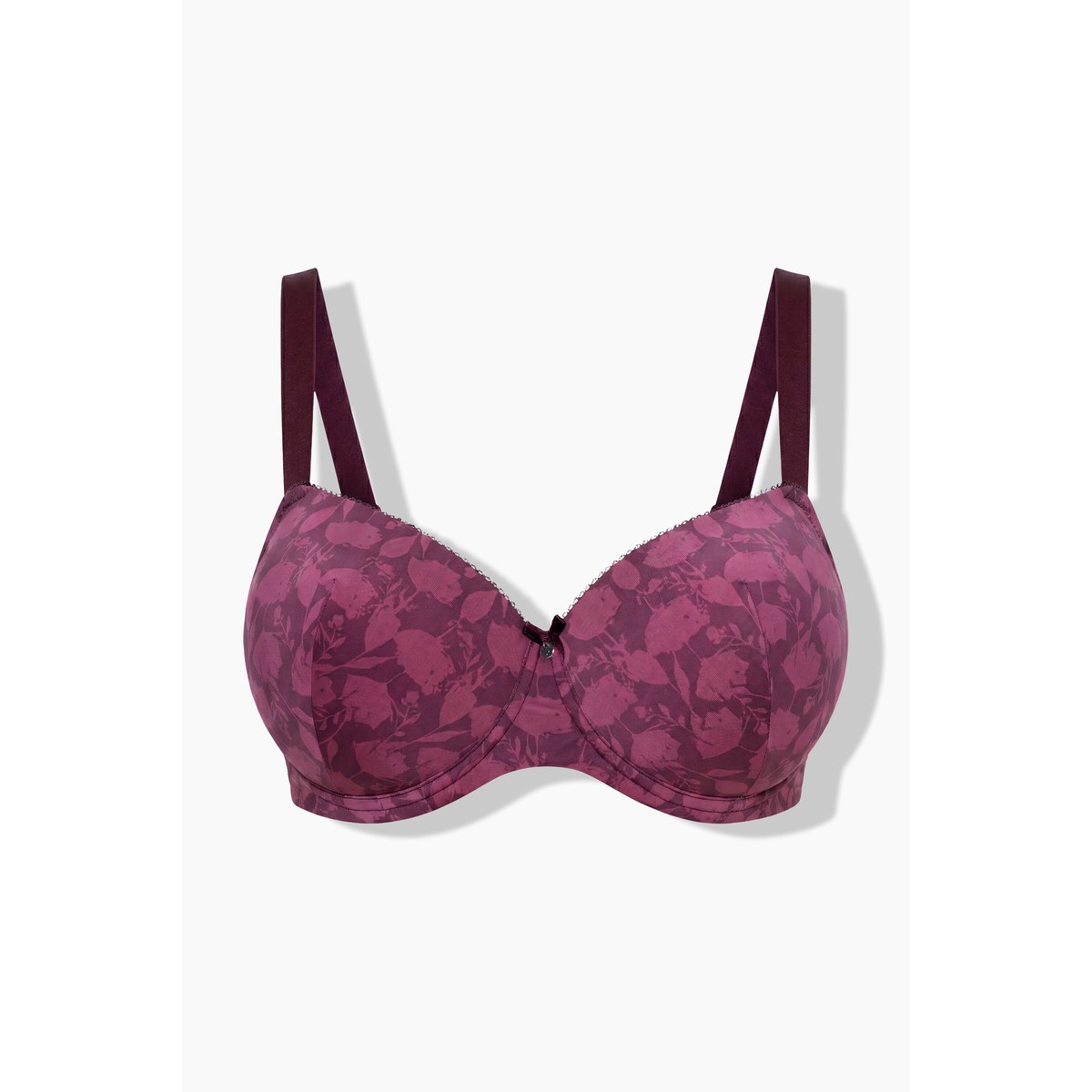 Soutien-gorge à armatures, bonnets souples rouge vin foncé, ULLA POPKEN