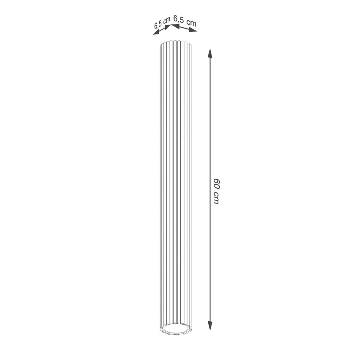 Plafonnier Aluminium Noir GU10 1 Karbon 60 noir, EDEN