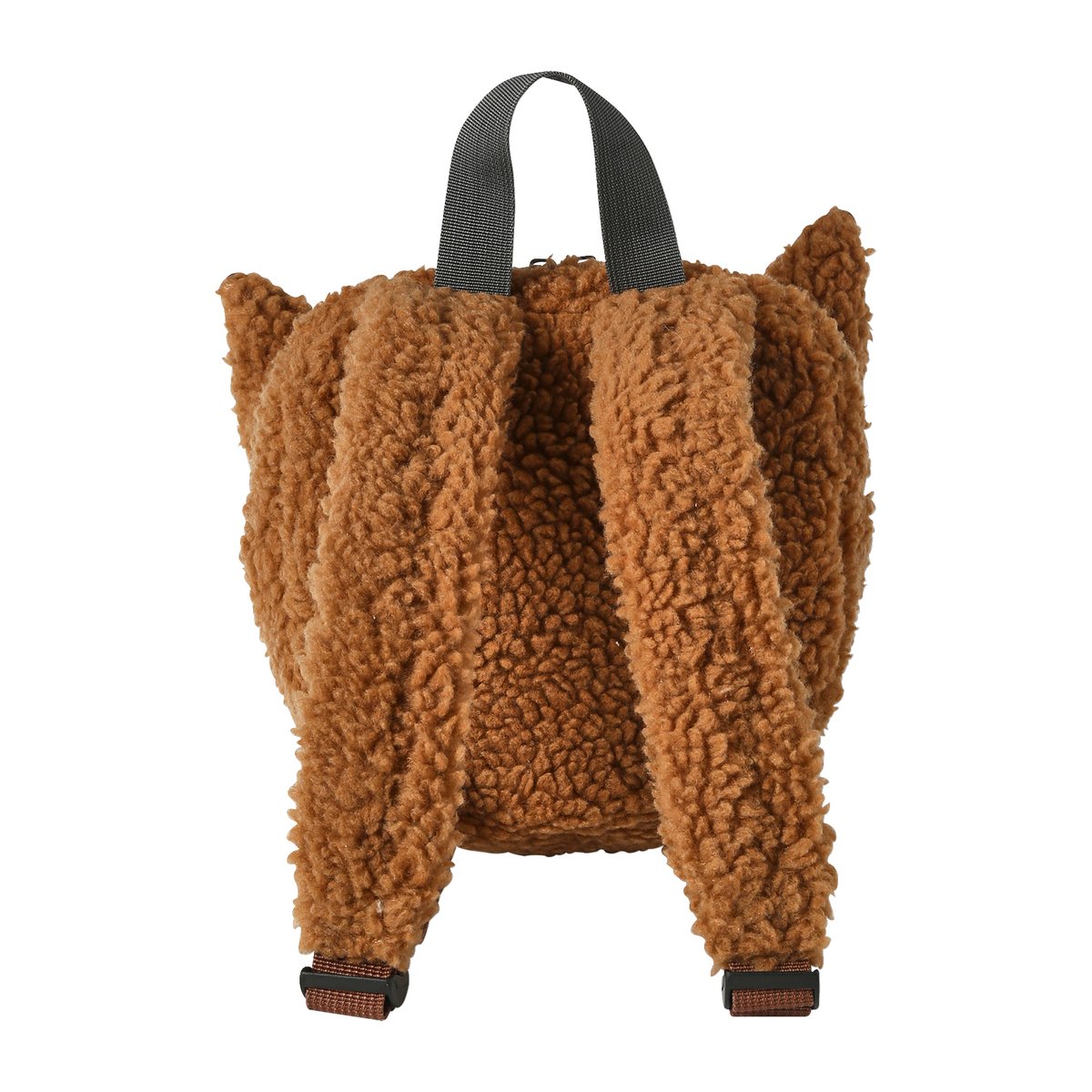 Sac à dos renard en sherpa roux, VERTBAUDET